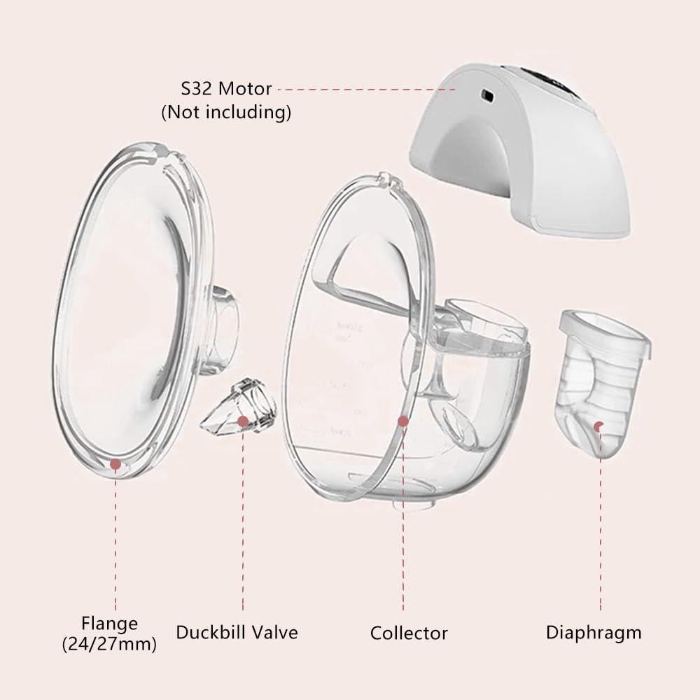 Taza Colectora de Leche S32 IVARONAL Compatible Extractor