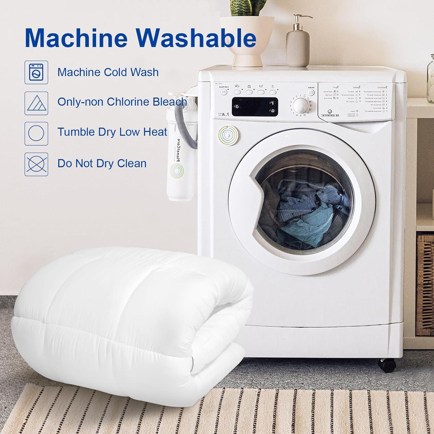 Colchón Topper Twin Kayfia Extra Grueso 152x203 cm Blanco