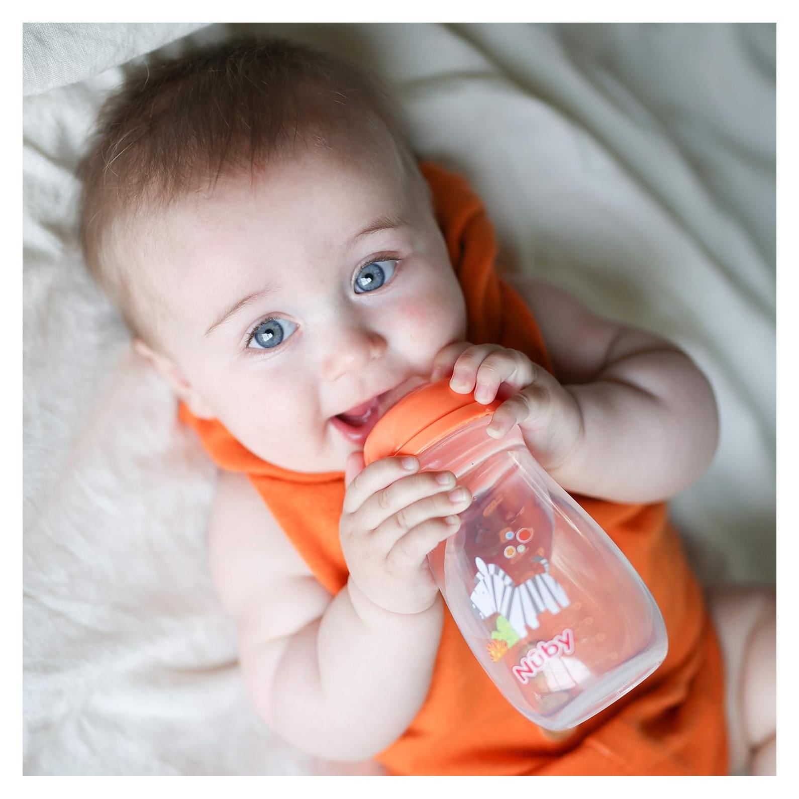 Botellas Anticólicas Nuby Tritan 9oz 3 Paquete 3M+