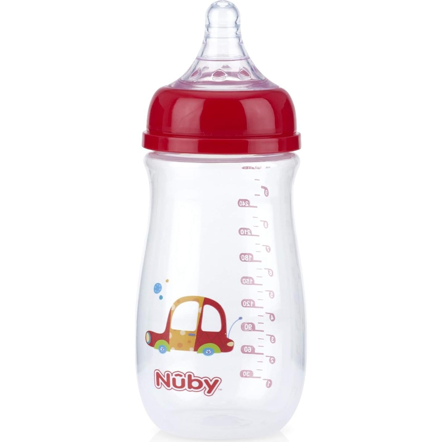 Botellas Anticólicas Nuby Tritan 9oz 3 Paquete 3M+