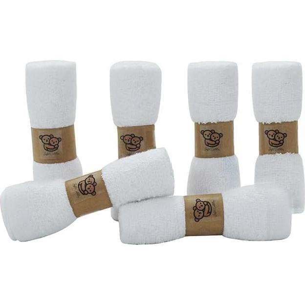 Toallitas de Baño Orgánicas Cuddles Alegres 25x25 cm - 6 Piezas