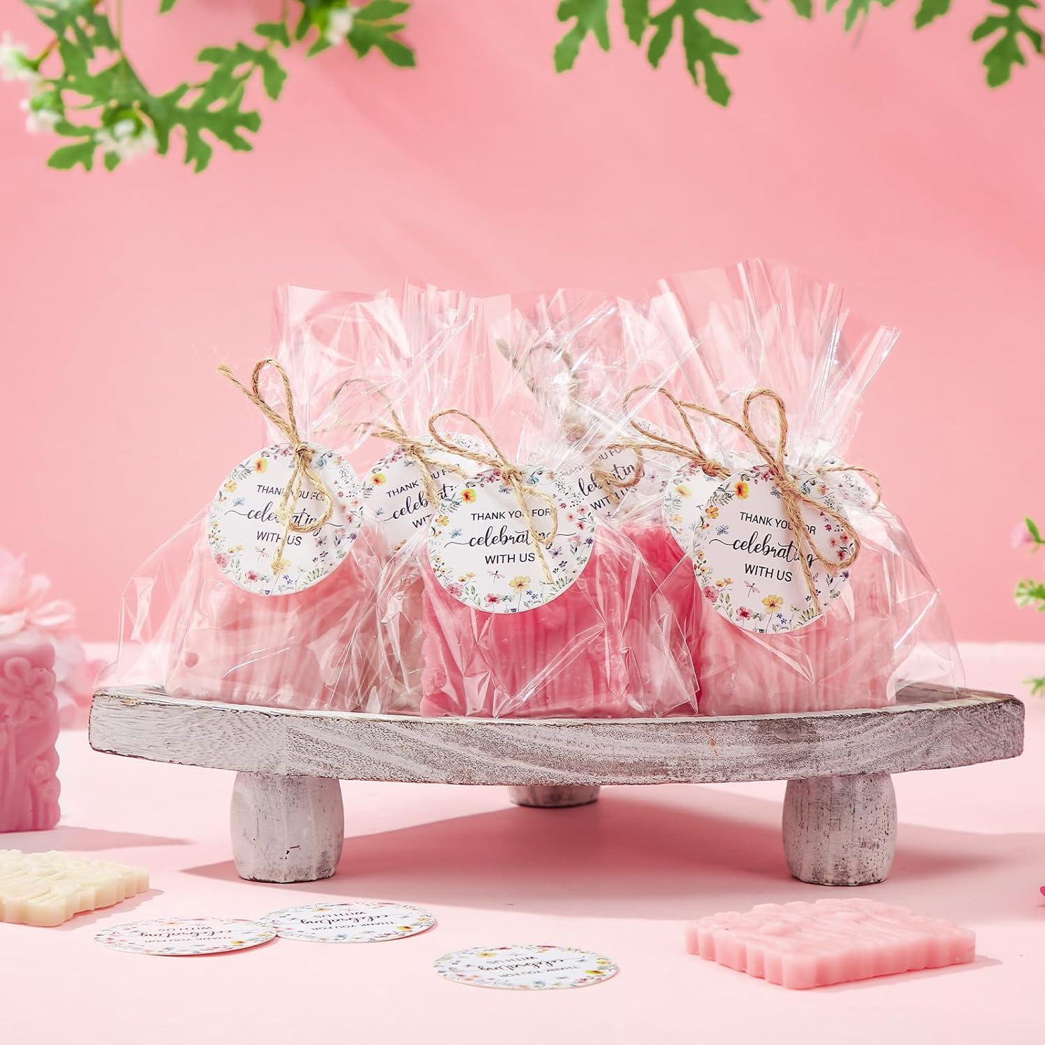 Set de Jabón para Baby Shower Demissle 20 Pcs Flores Aromáticas