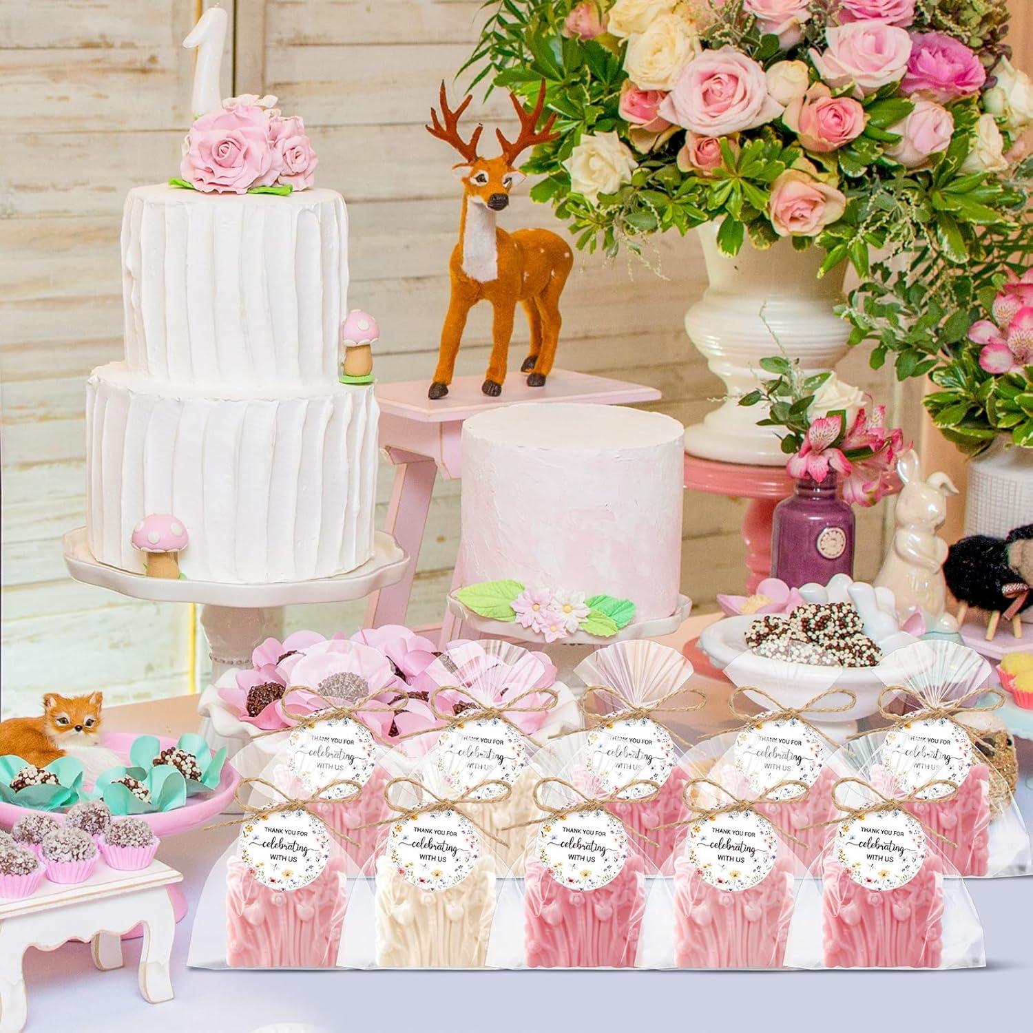 Set de Jabón para Baby Shower Demissle 20 Pcs Flores Aromáticas