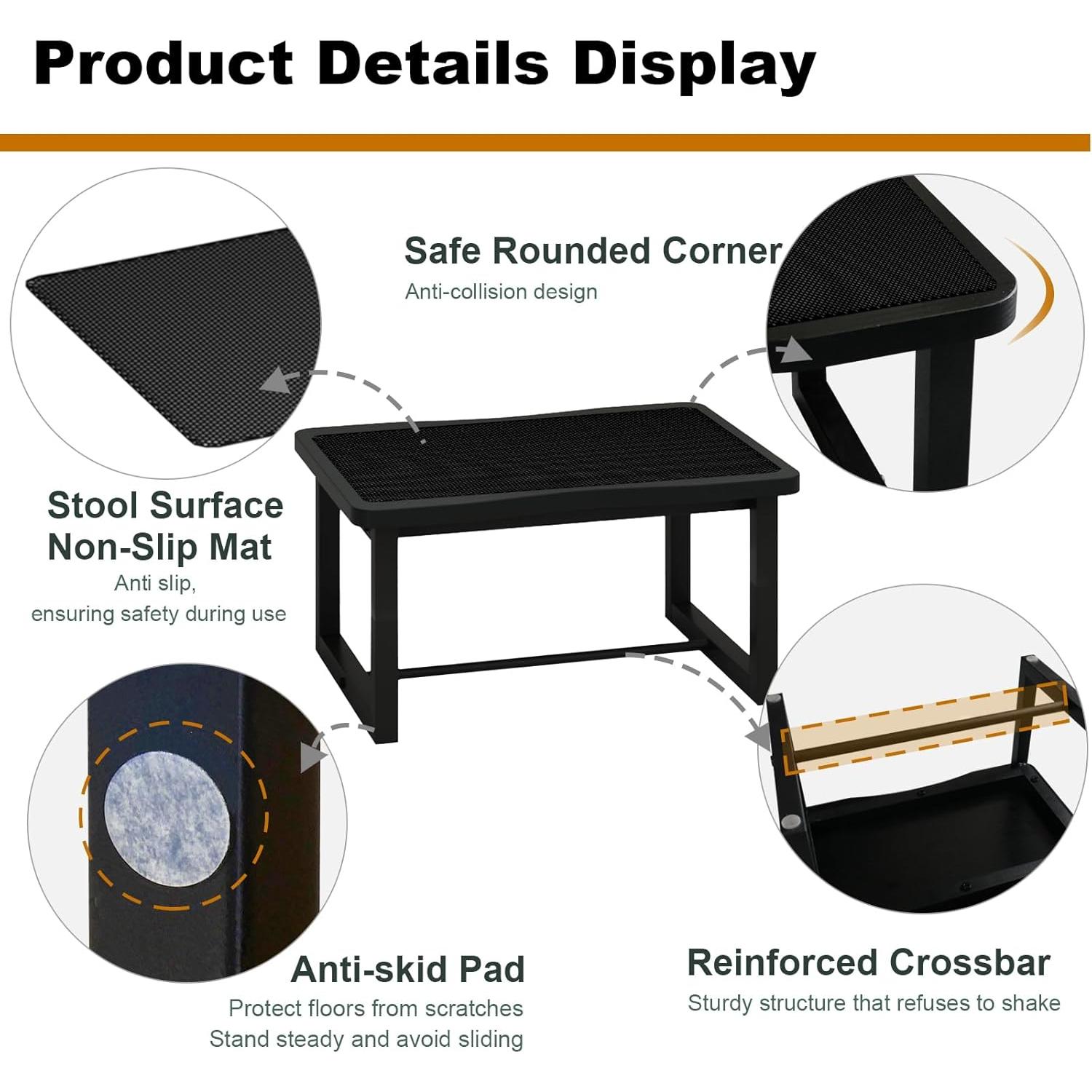 Escalera de Madera iTsst SK410B Antideslizante 227 Kg