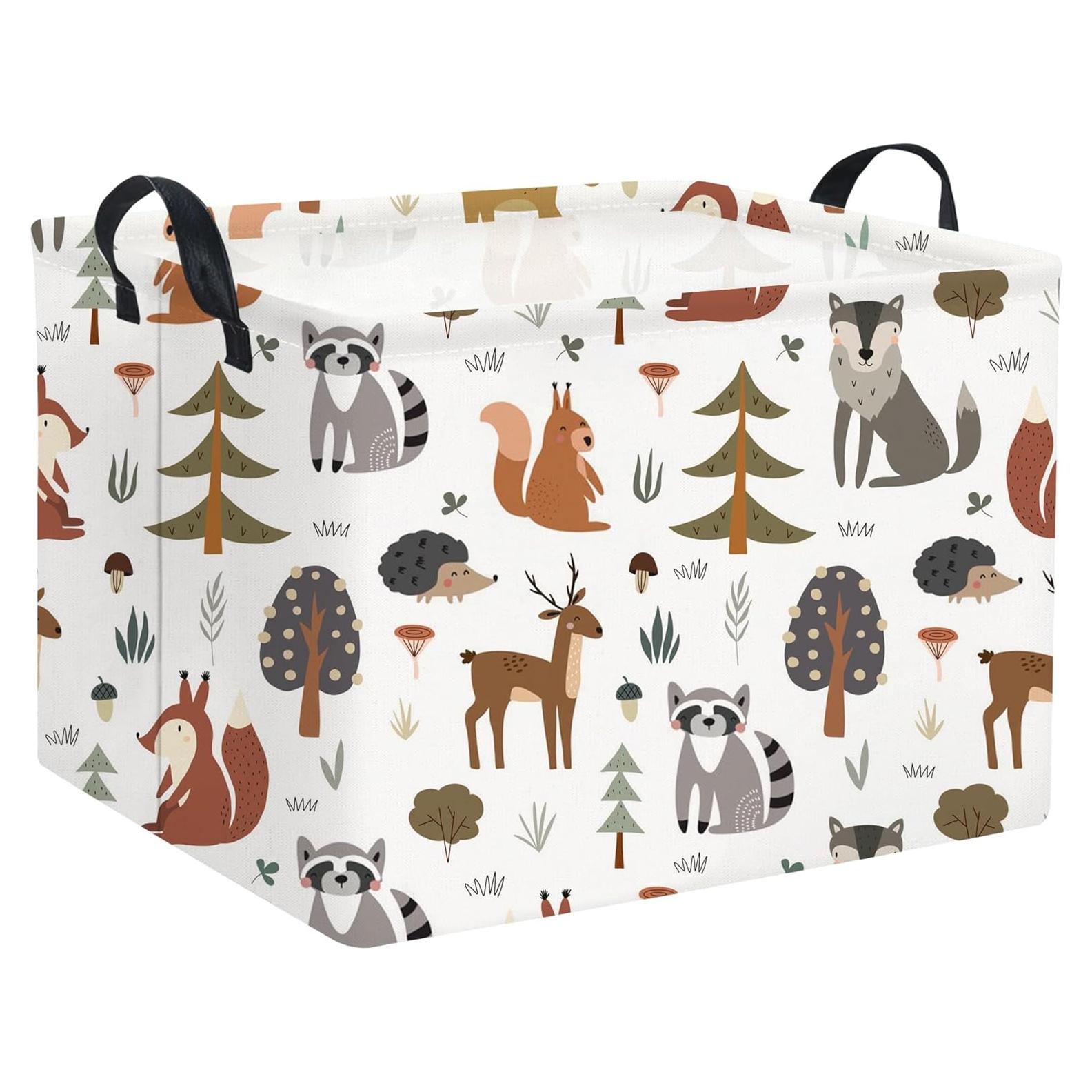 Cesta de Almacenamiento para Niños TIBAOLOVER 50x40cm Animal