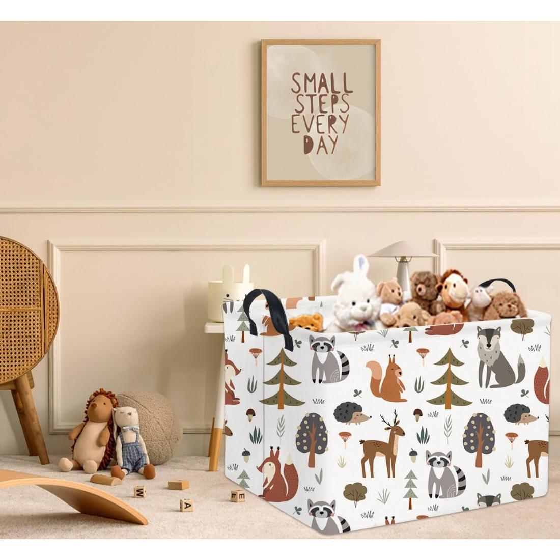 Cesta de Almacenamiento para Niños TIBAOLOVER 50x40cm Animal