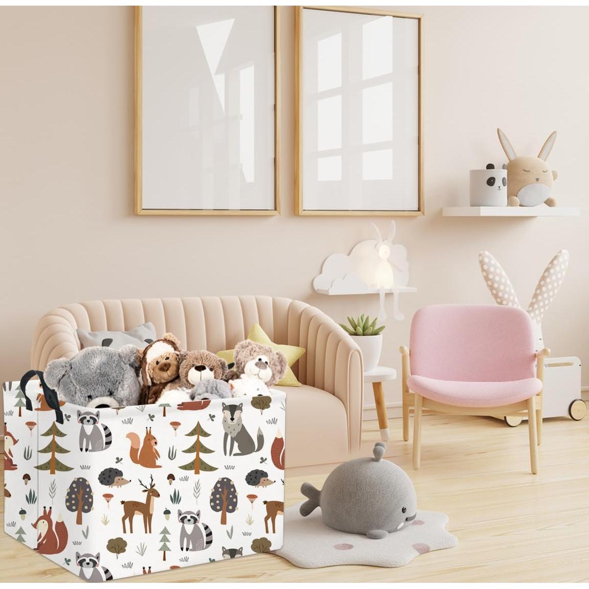 Cesta de Almacenamiento para Niños TIBAOLOVER 50x40cm Animal