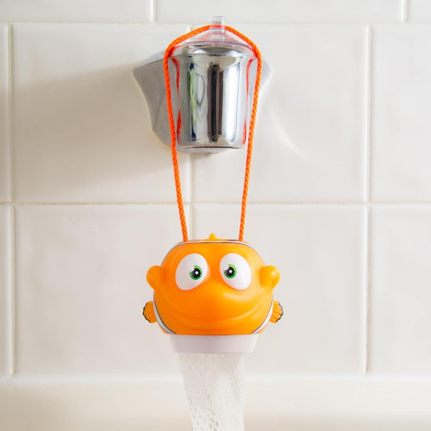 Juguete de Baño Suddy Buddy Pez Payaso - 3 Gotas de Jabón