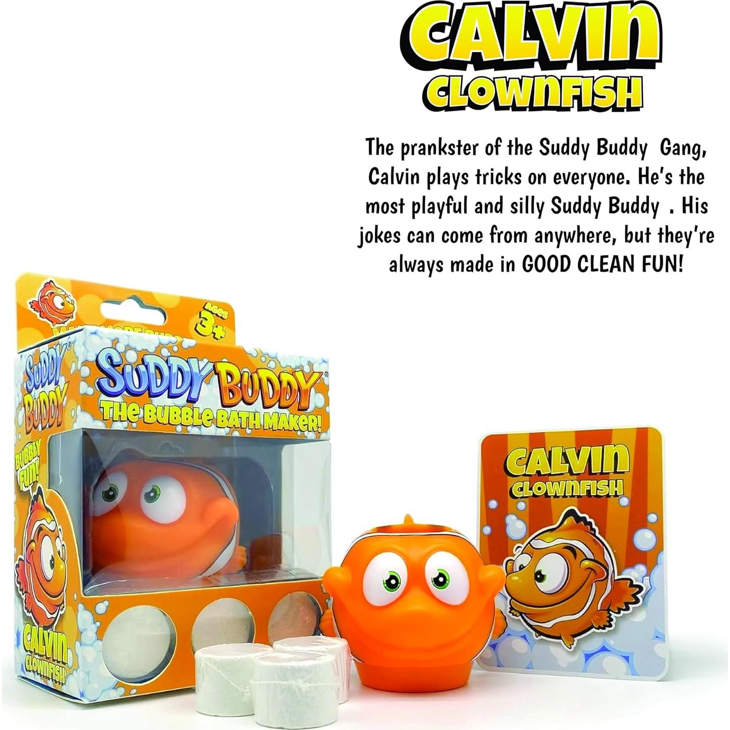 Juguete de Baño Suddy Buddy Pez Payaso - 3 Gotas de Jabón