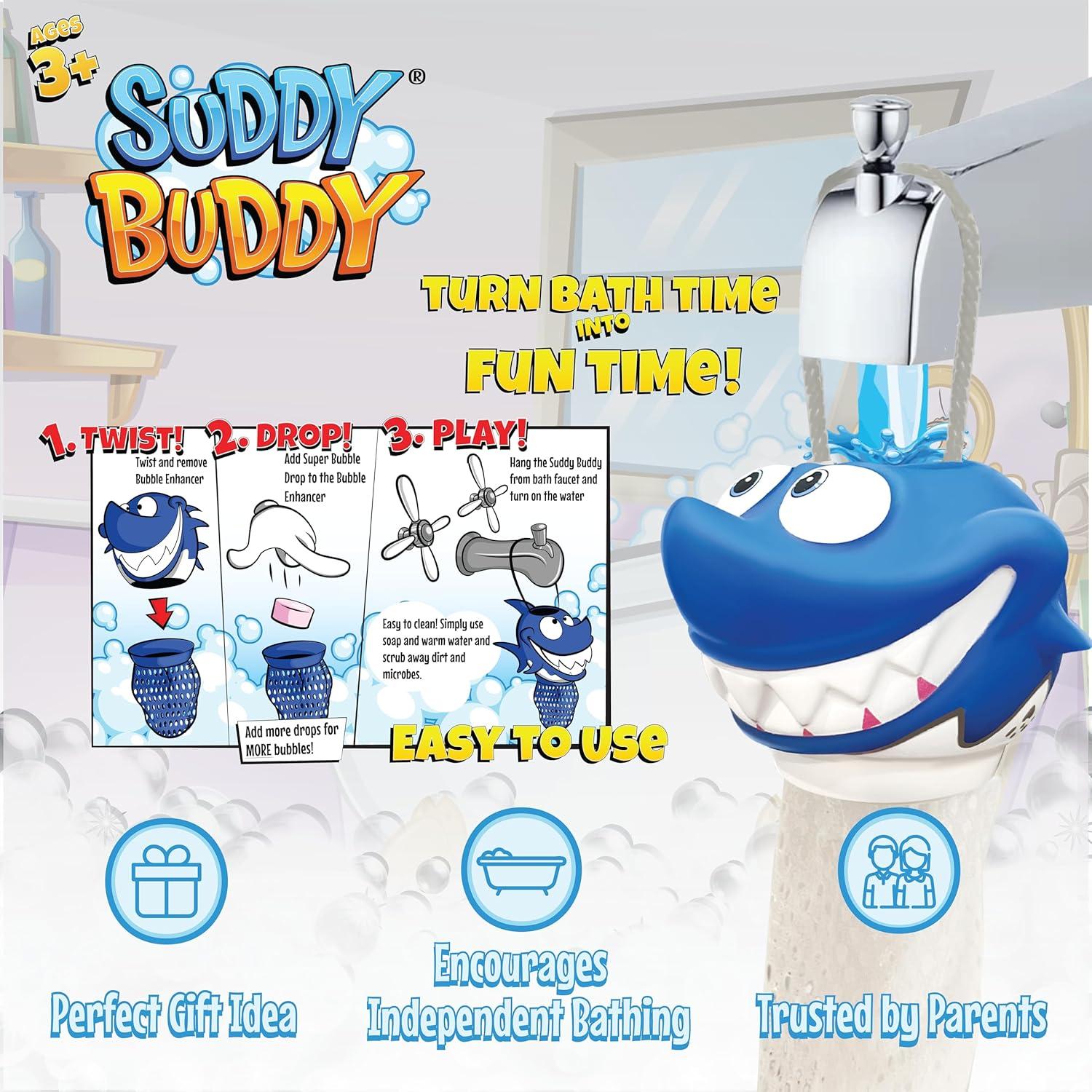 Juguete de Baño Suddy Buddy Pez Payaso - 3 Gotas de Jabón