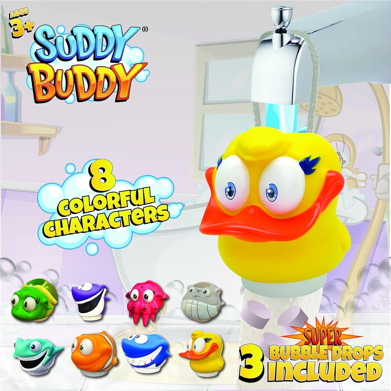 Juguete de Baño Suddy Buddy Pez Payaso - 3 Gotas de Jabón