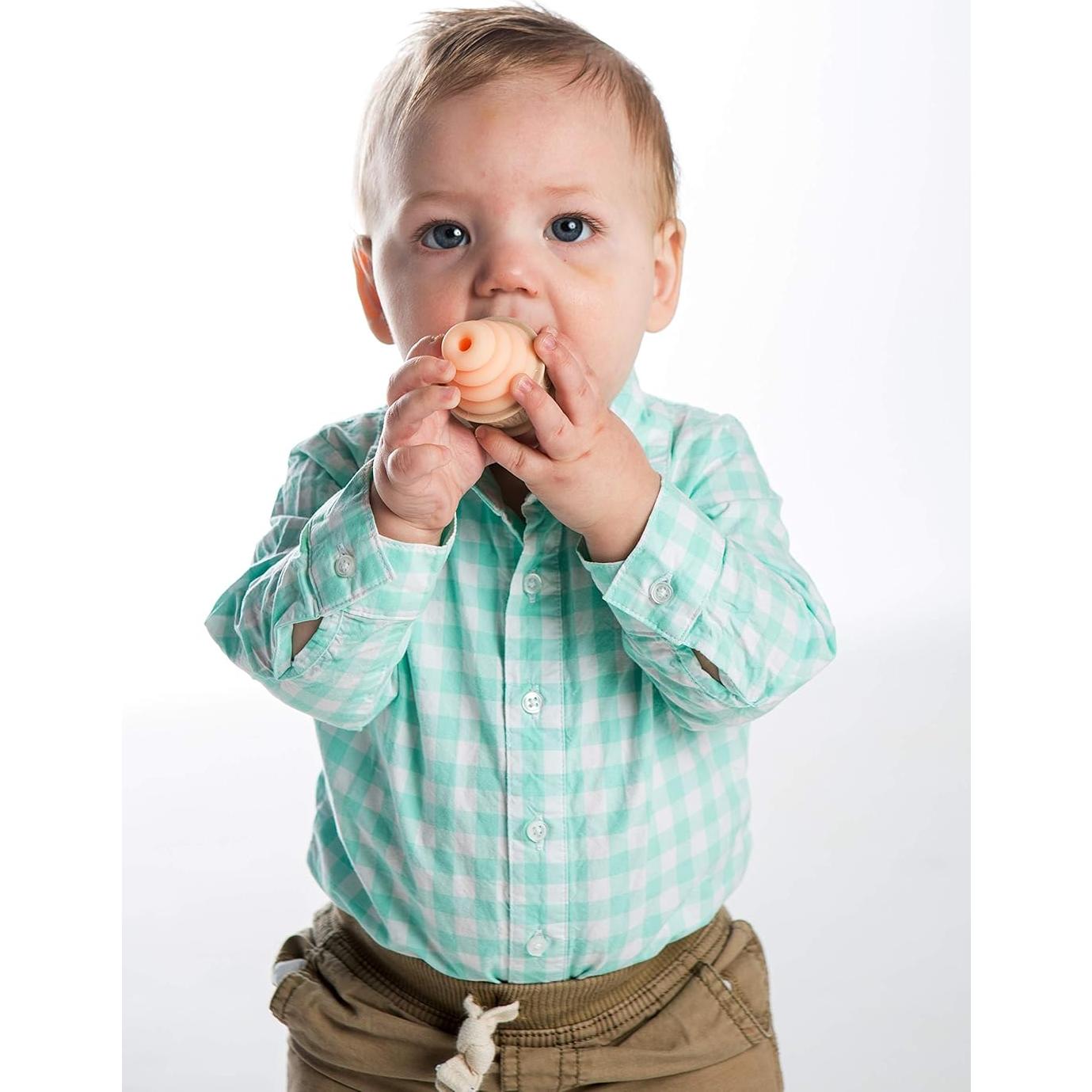 Chupete SweeTooth en Forma de Cono de Helado - Naranja