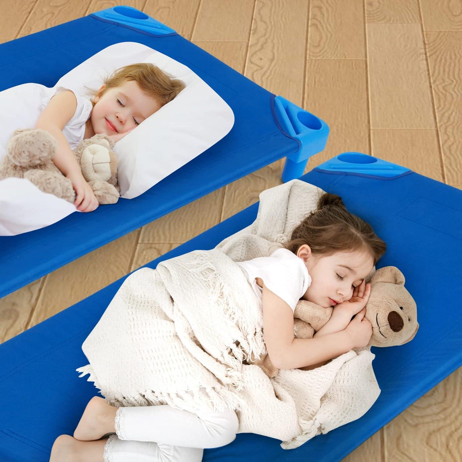 Camas Apilables KOTEK para Niños - 6 Unidades Azul 130x57 cm