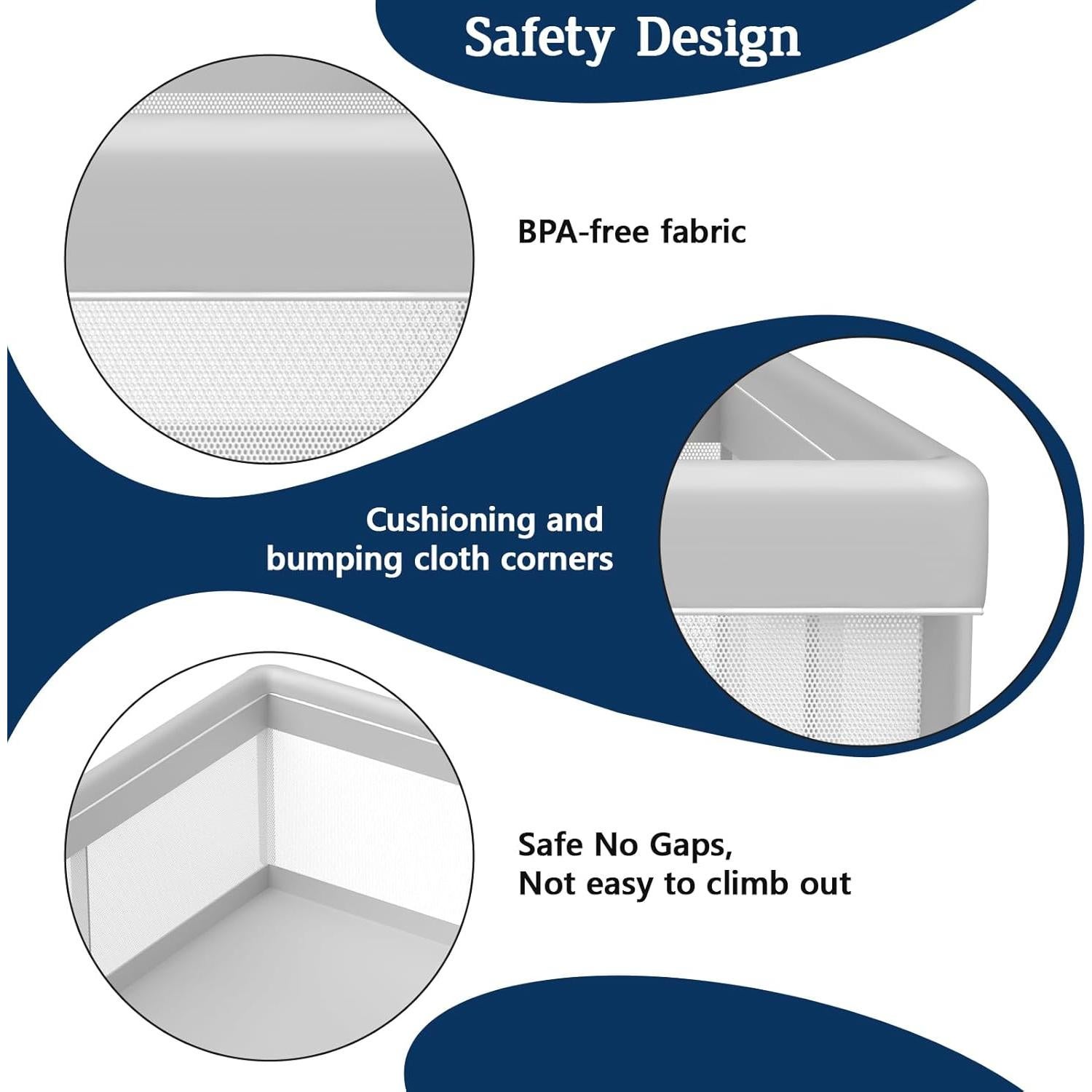 Parque Infantil 188x127 cm Gris Oscuro - Centro de Juego Seguro
