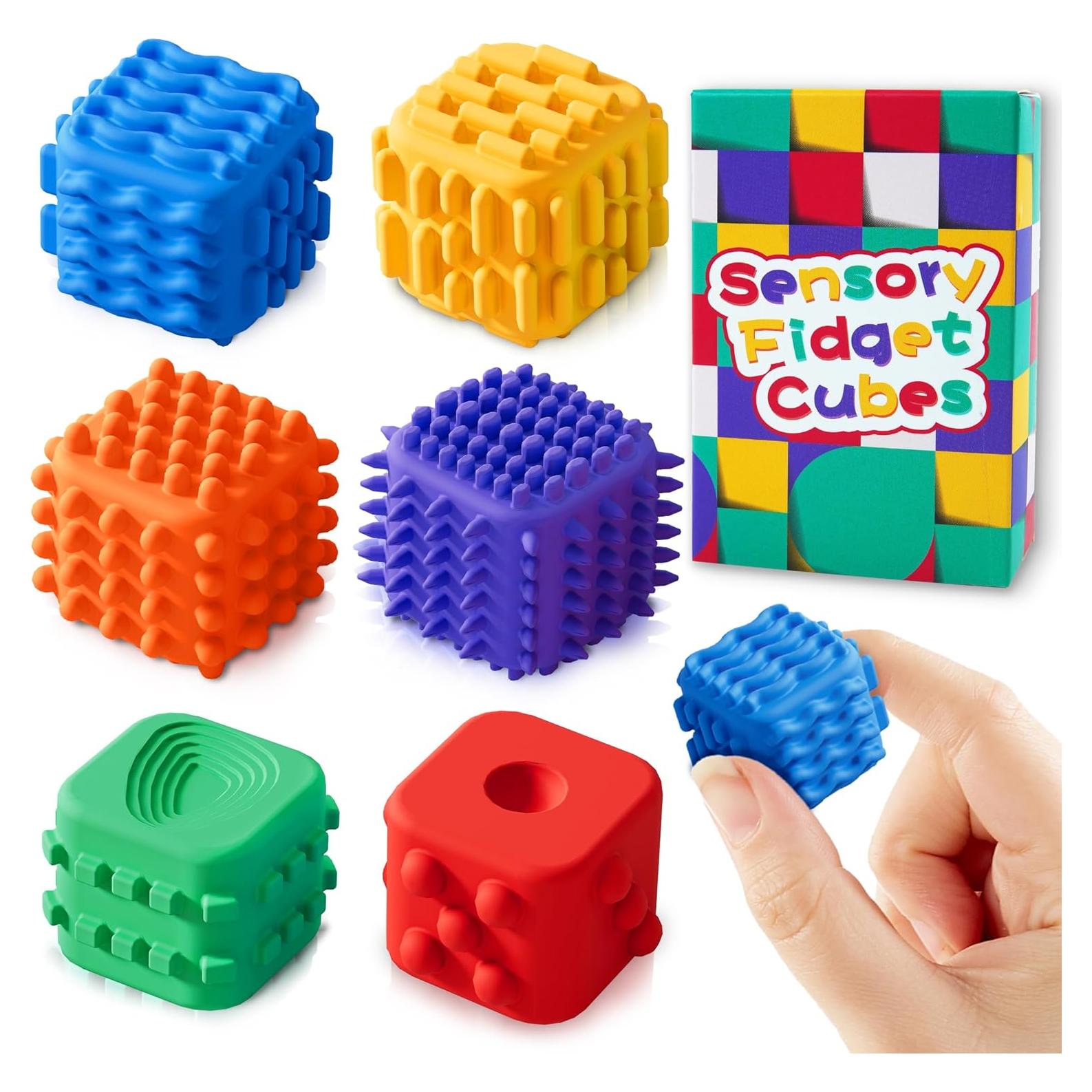 Juguetes Fidget Cube UIIOPJIOM para Niños y Adultos - Silicona