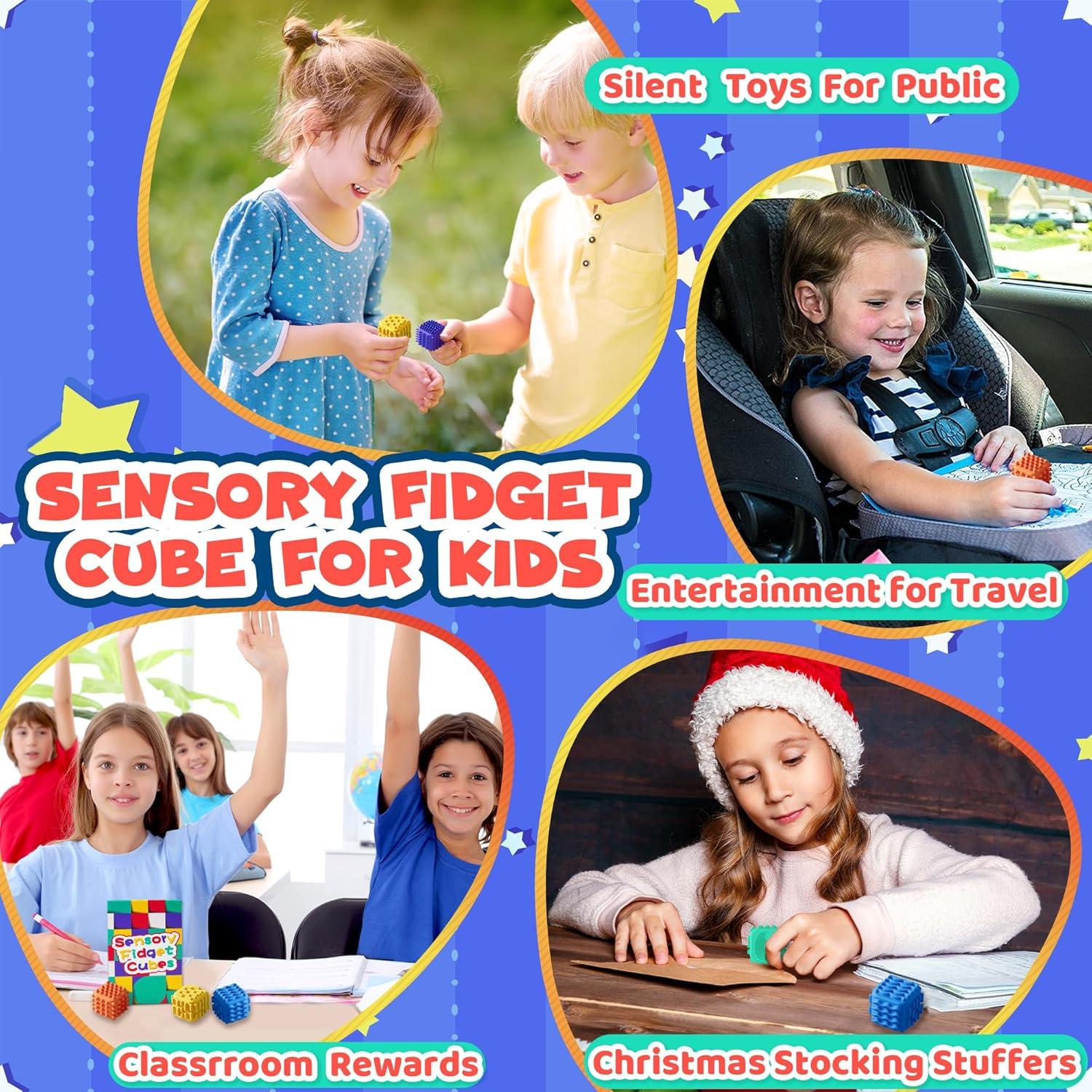 Juguetes Fidget Cube UIIOPJIOM para Niños y Adultos - Silicona