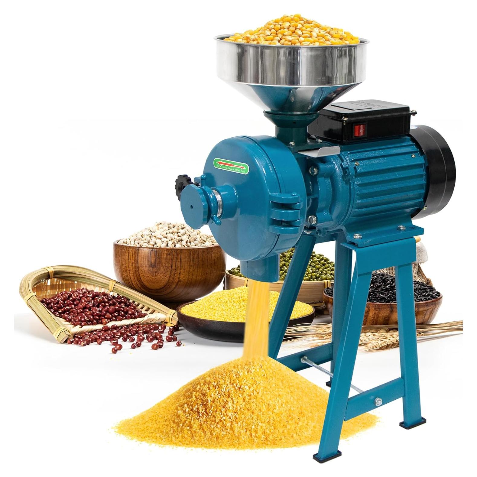 Molino de Granos Eléctrico NAIZEA 3000W Seco y Húmedo