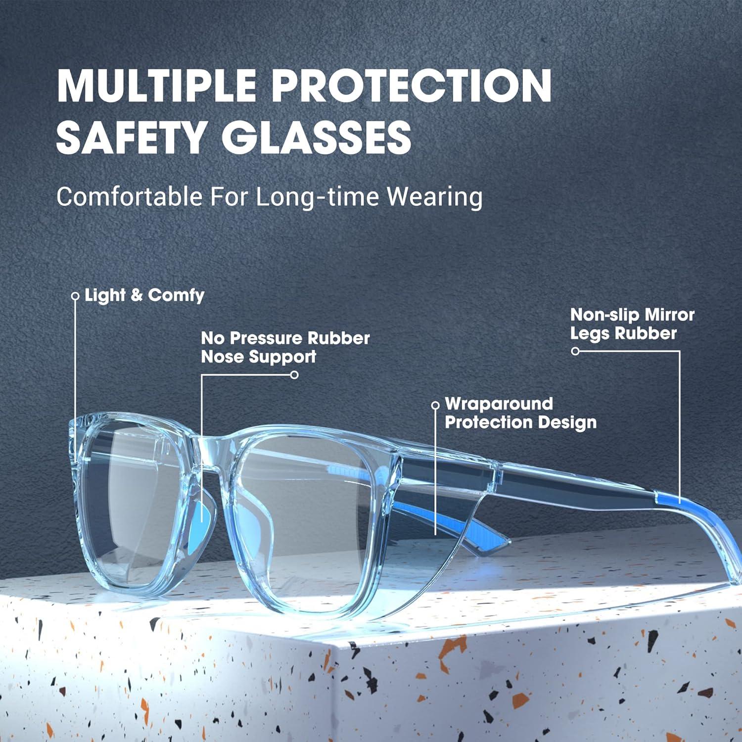 Gafas de Seguridad DILANCO Transparentes UV Resistente a Arañazos