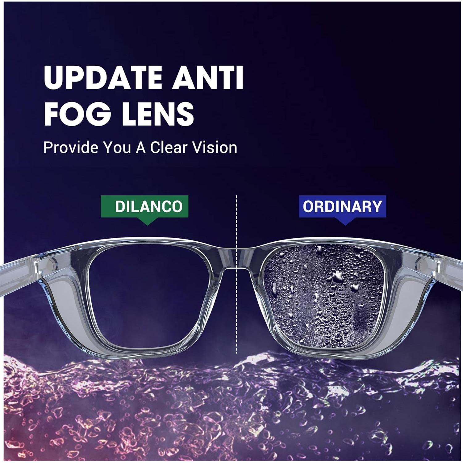 Gafas de Seguridad DILANCO Transparentes UV Resistente a Arañazos