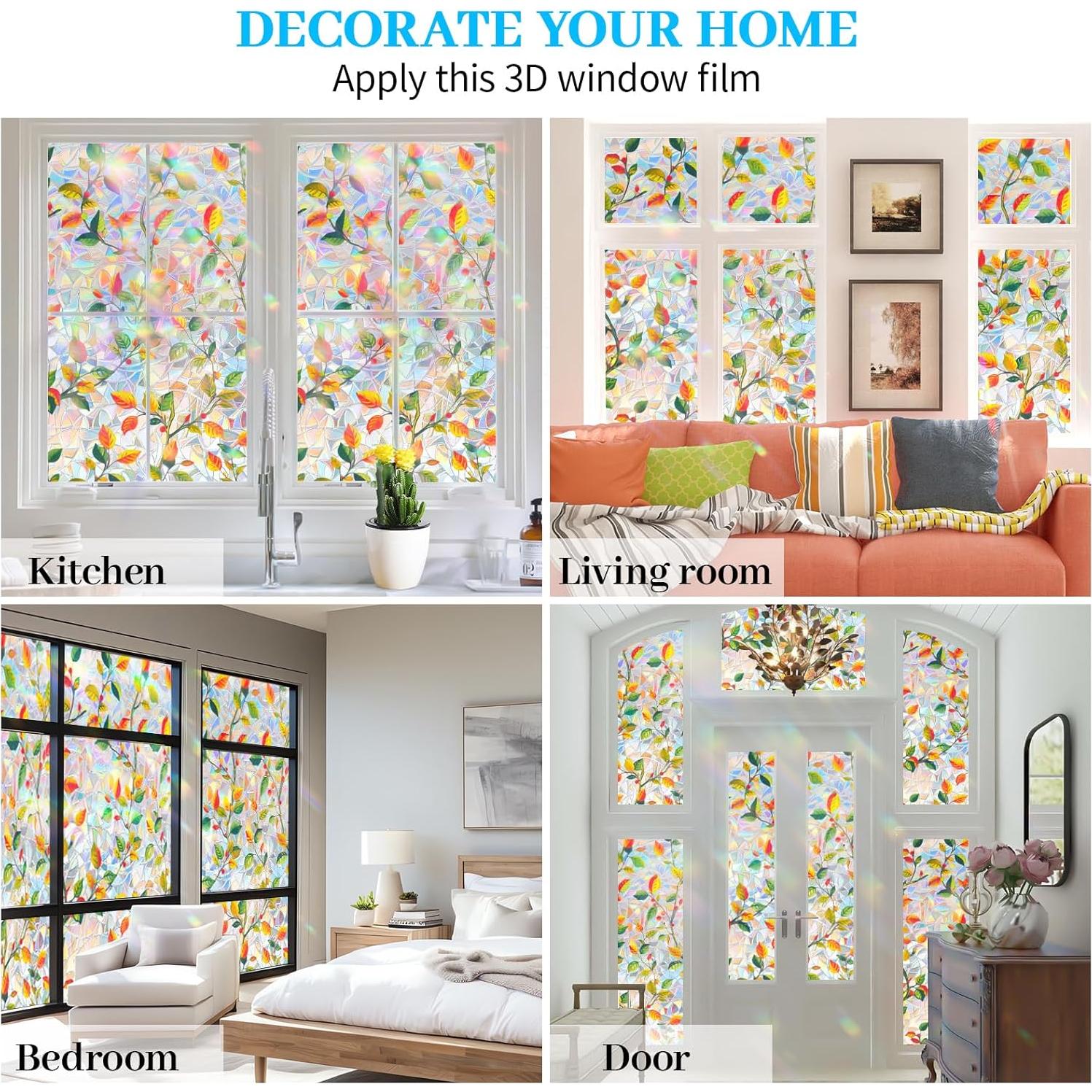 Película de Privacidad para Ventanas Carethos 30x200 cm Hoja