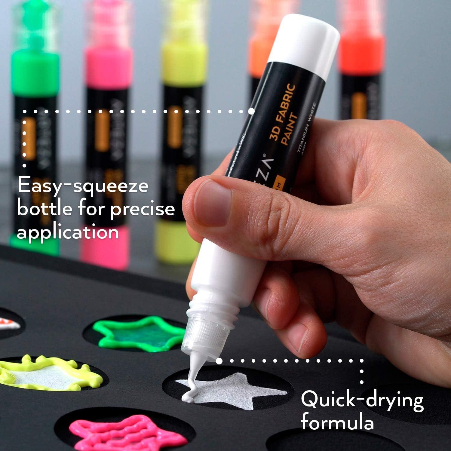 Pintura para Tela 3D Arteza A402 Brilla en la Oscuridad 29.57 ml