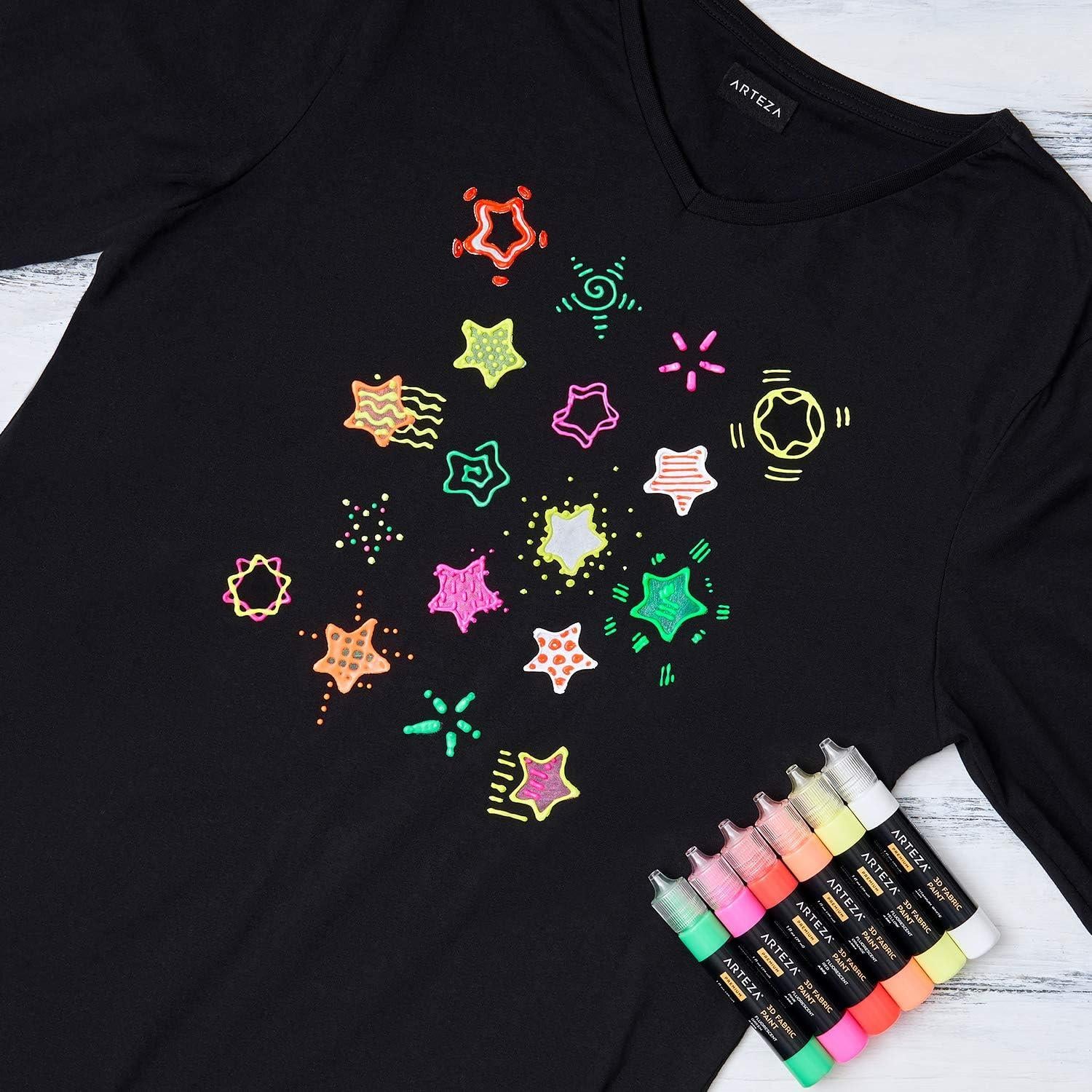 Pintura para Tela 3D Arteza A402 Brilla en la Oscuridad 29.57 ml