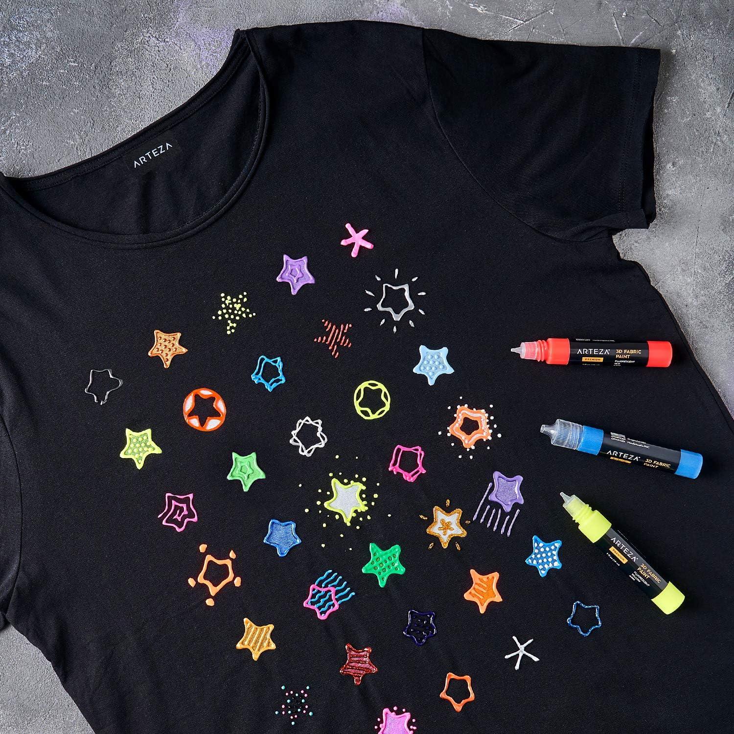 Pintura para Tela 3D Arteza A402 Brilla en la Oscuridad 29.57 ml