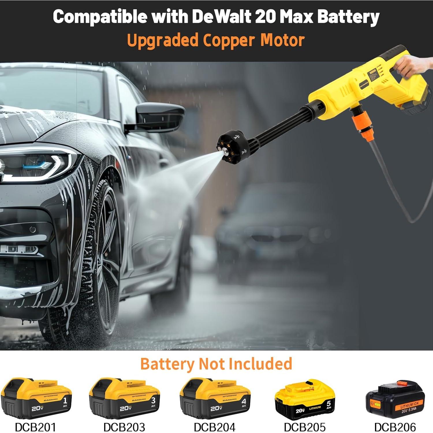 Lavadora a Presión Inalámbrica Vokoroad 1000 PSI 20V Max