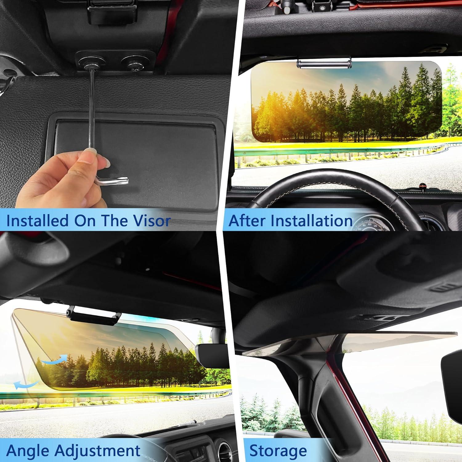 Extensor de Visera Solar Sukemichi para Jeep Wrangler JL 2018-2025