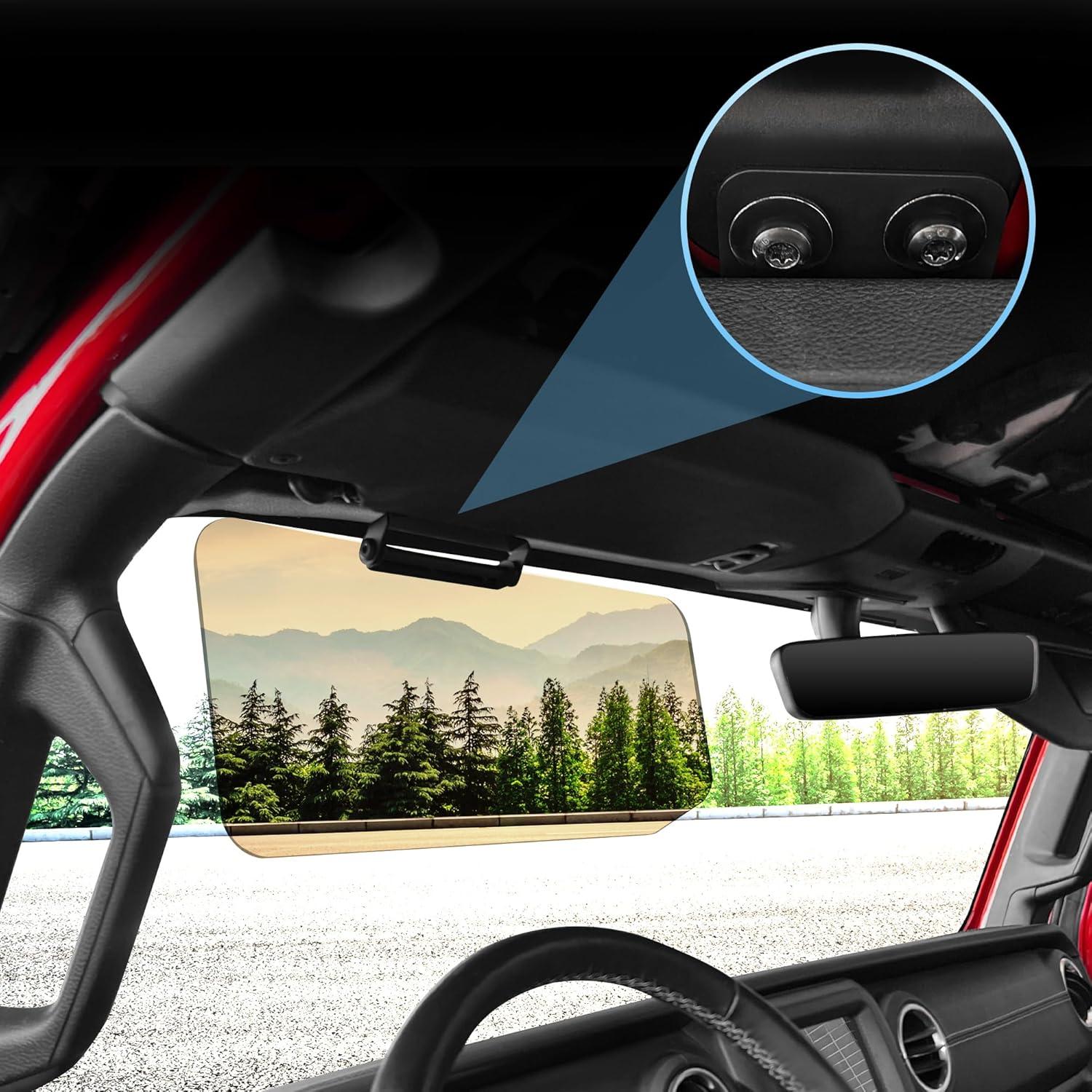 Extensor de Visera Solar Sukemichi para Jeep Wrangler JL 2018-2025