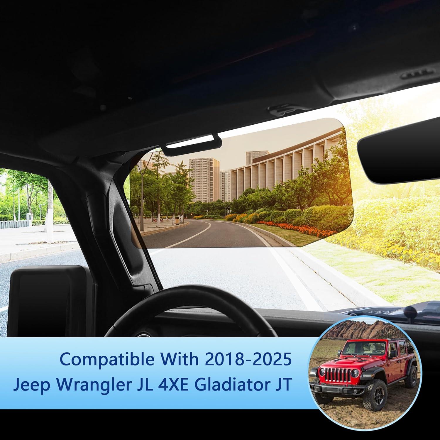 Extensor de Visera Solar Sukemichi para Jeep Wrangler JL 2018-2025