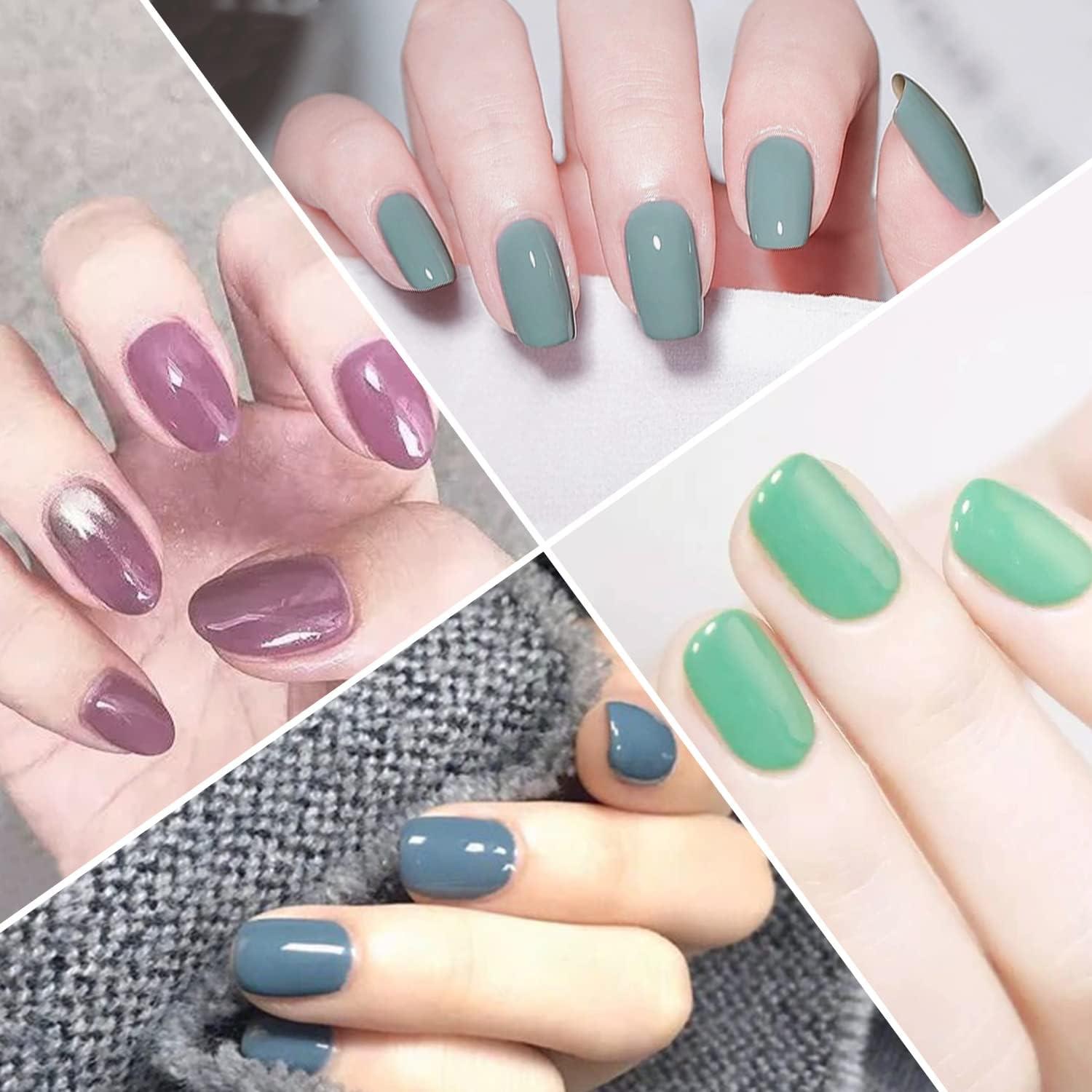 336 Pcs Stickers de Uñas Autoadhesivos YECIRALA - 24 Hojas