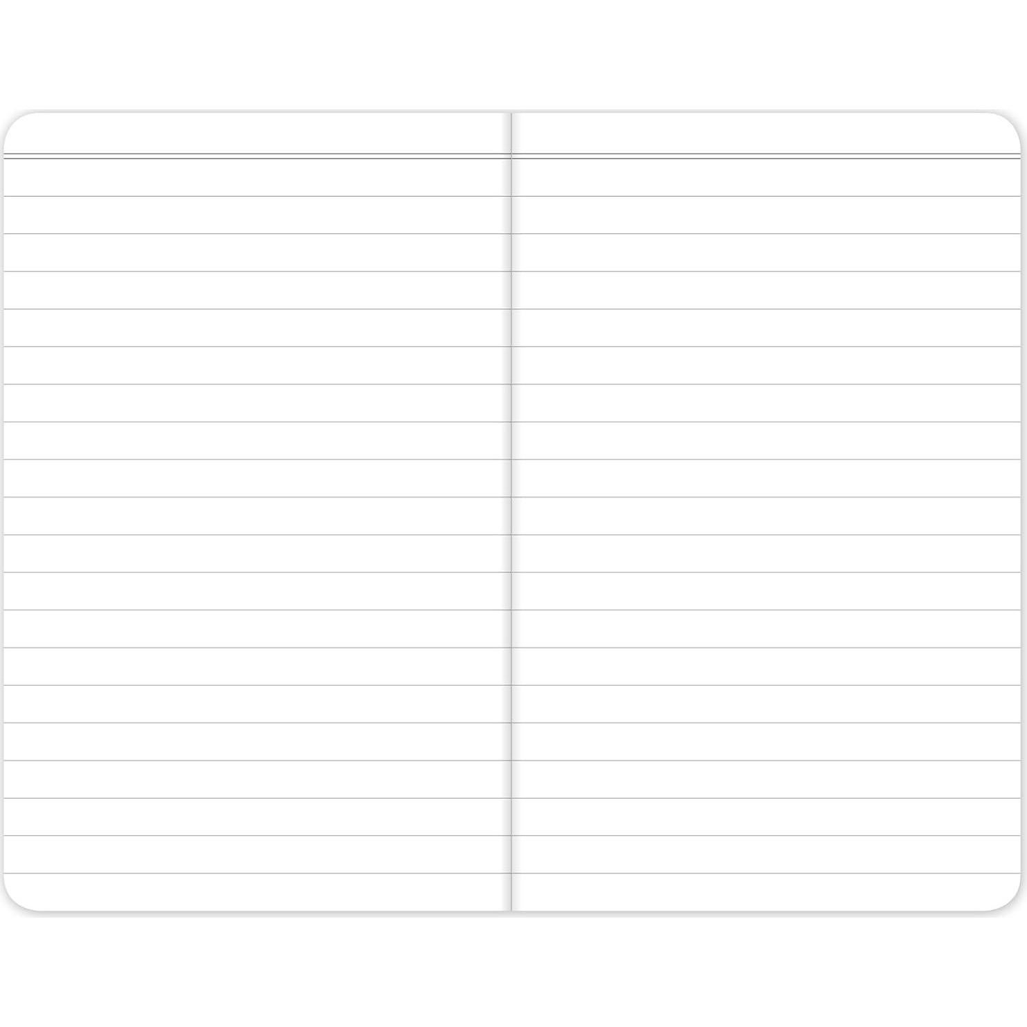 Cuaderno de Campo Elan Publishing Amarillo Rayado Paquete 5