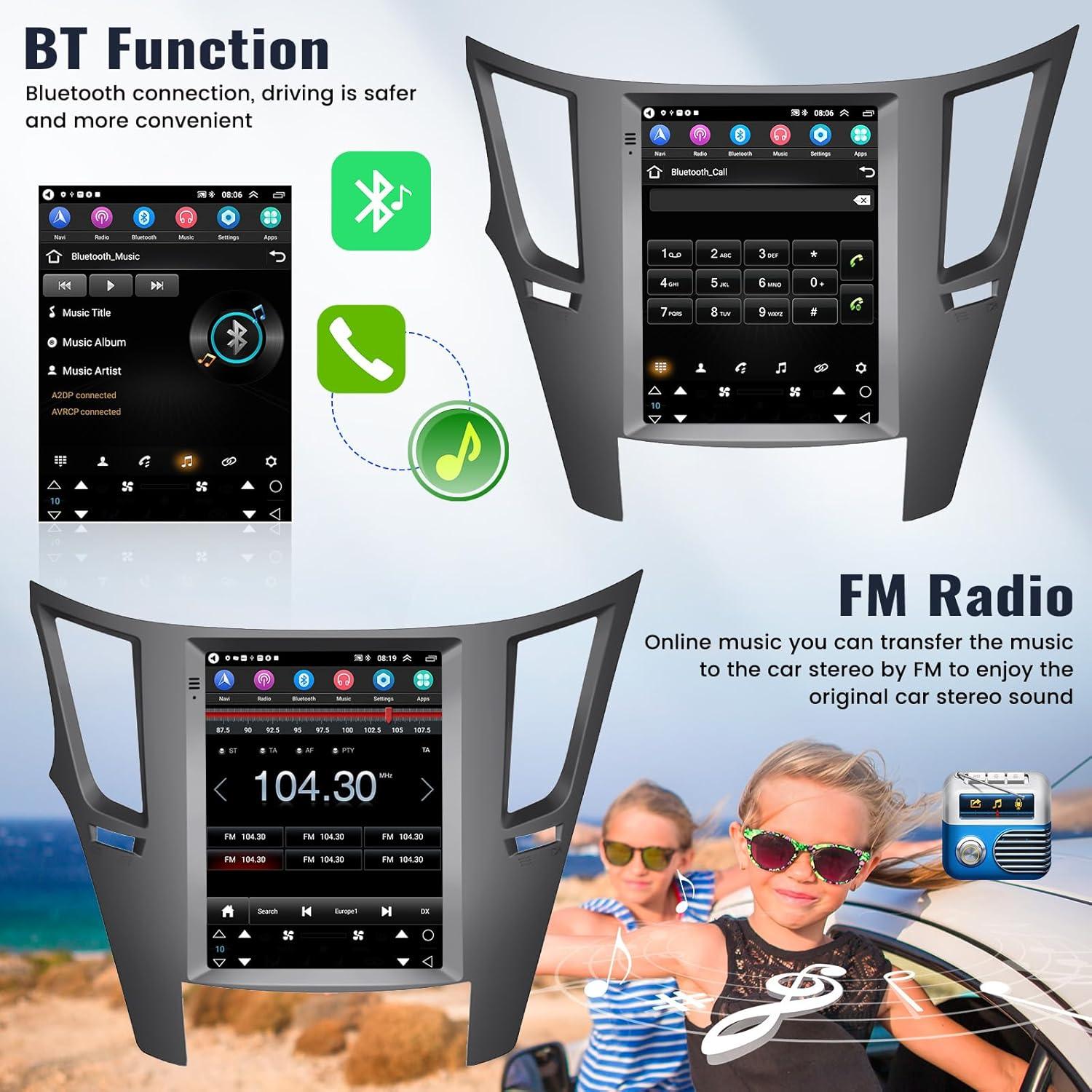 Estéreo de Coche Android SIXWIN 2G+64G para Subaru 2010-2014