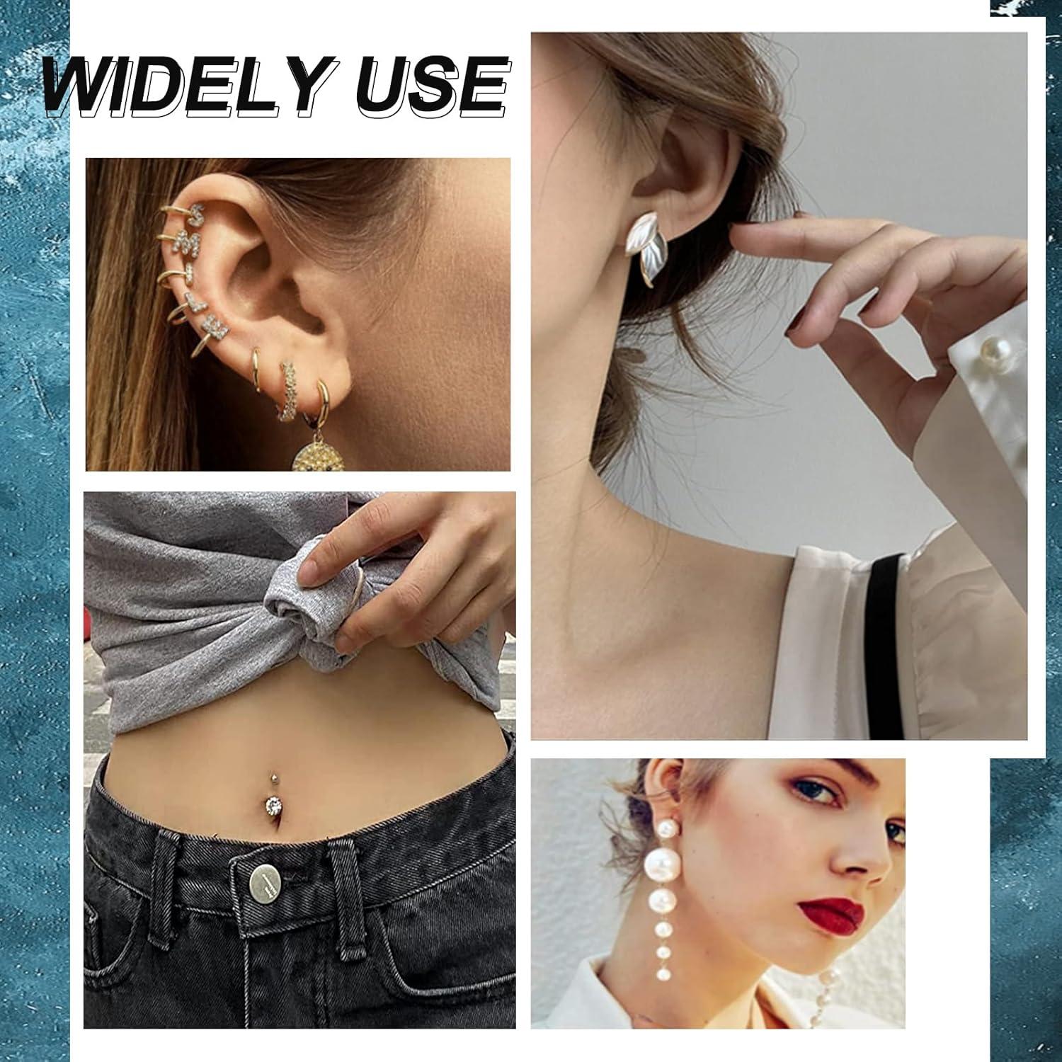 Kit de Agujas de Piercing 100 Pcs Yugui 12G Acero Inoxidable