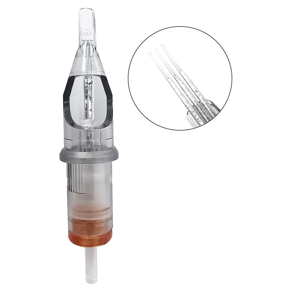 Needlehouse Agujas de Tatuaje Desechables 3x1203RL 0.35mm