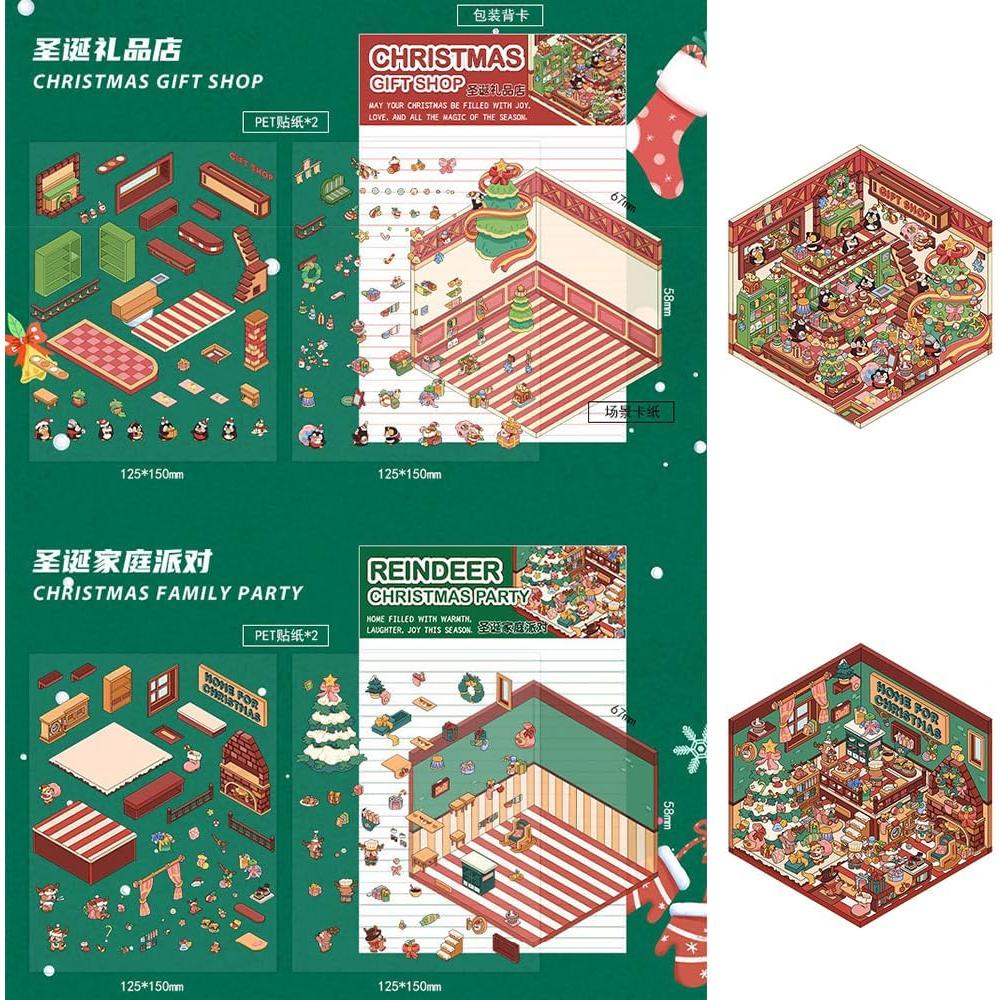 8 Stickers 3D Creativos Limvoo para Aliviar Estrés