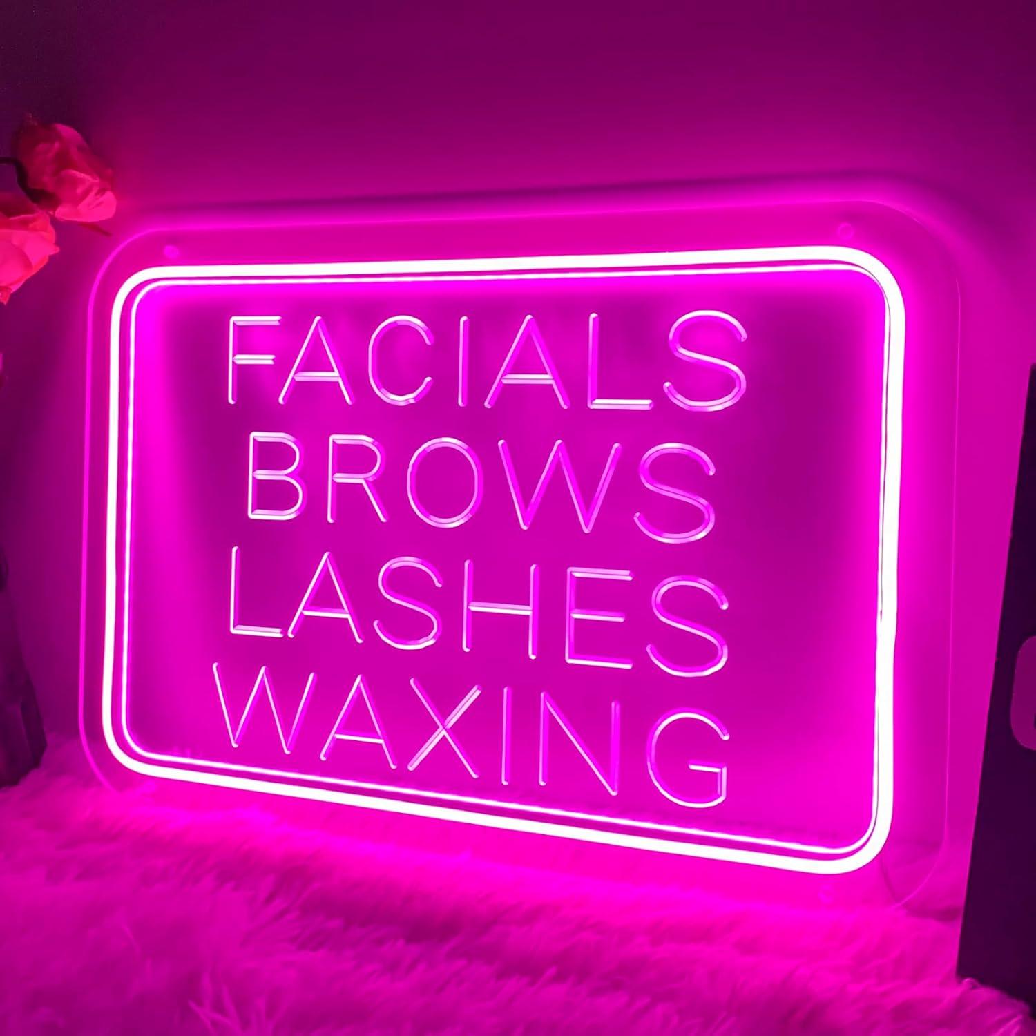 Cartel Neón LED Rosa 40x27.5cm ZPLNOSIN Decoración