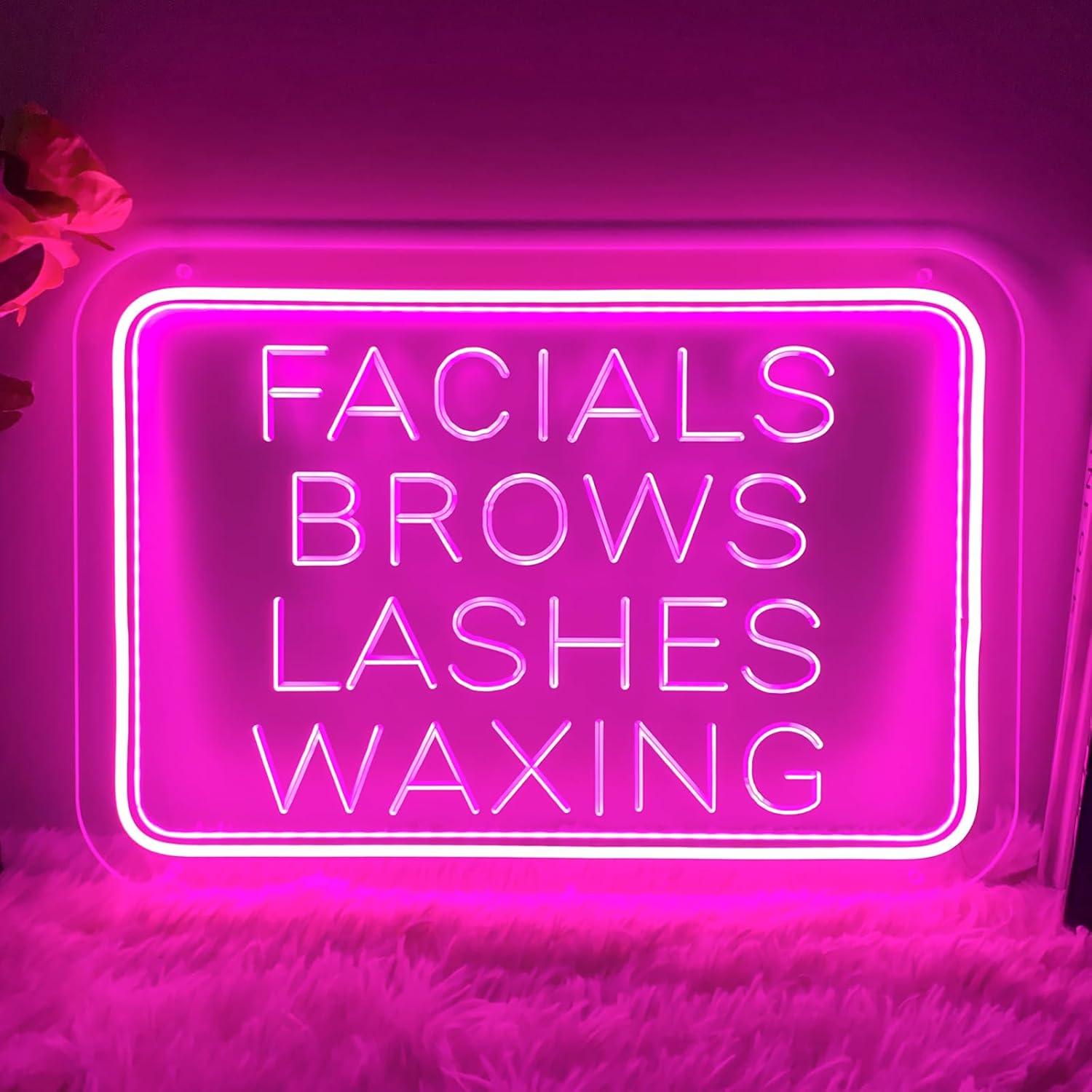 Cartel Neón LED Rosa 40x27.5cm ZPLNOSIN Decoración
