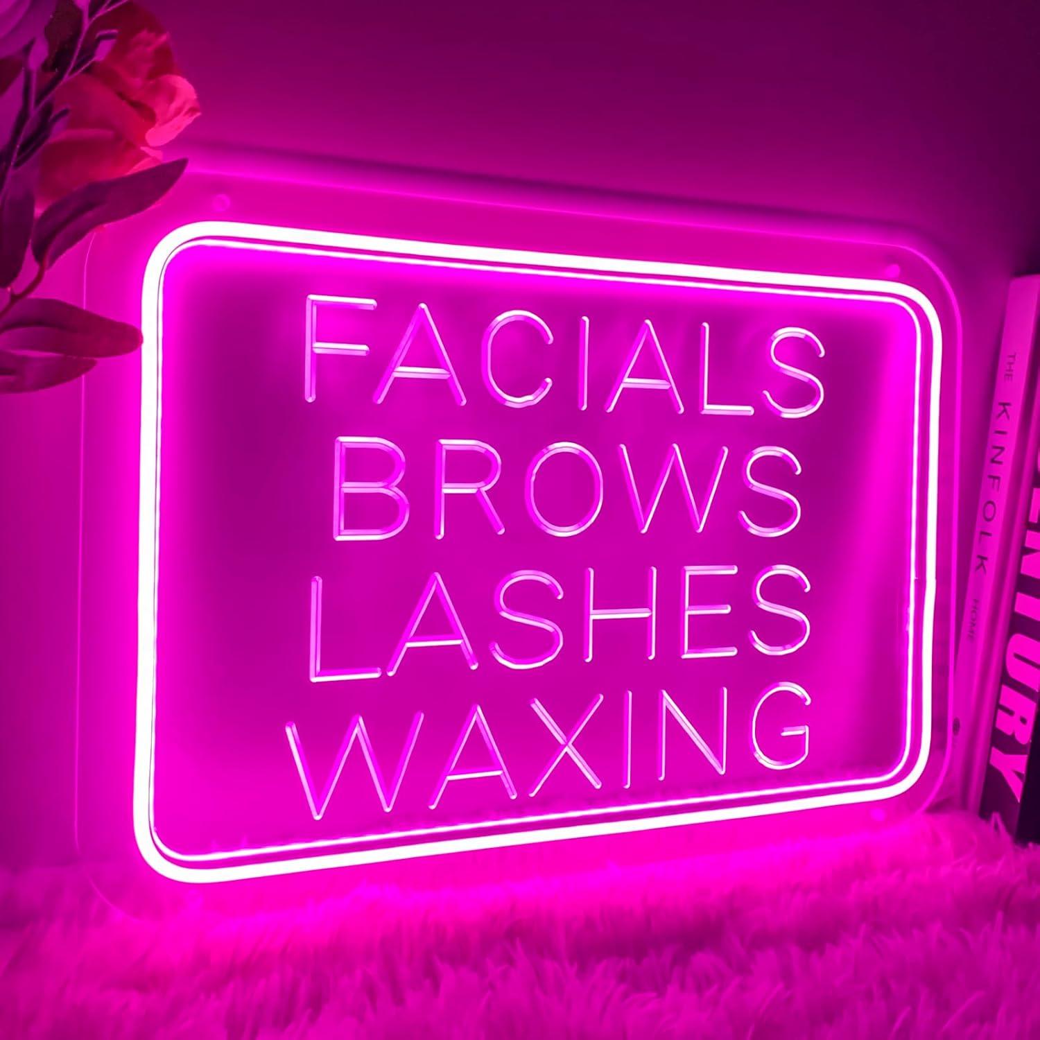 Cartel Neón LED Rosa 40x27.5cm ZPLNOSIN Decoración