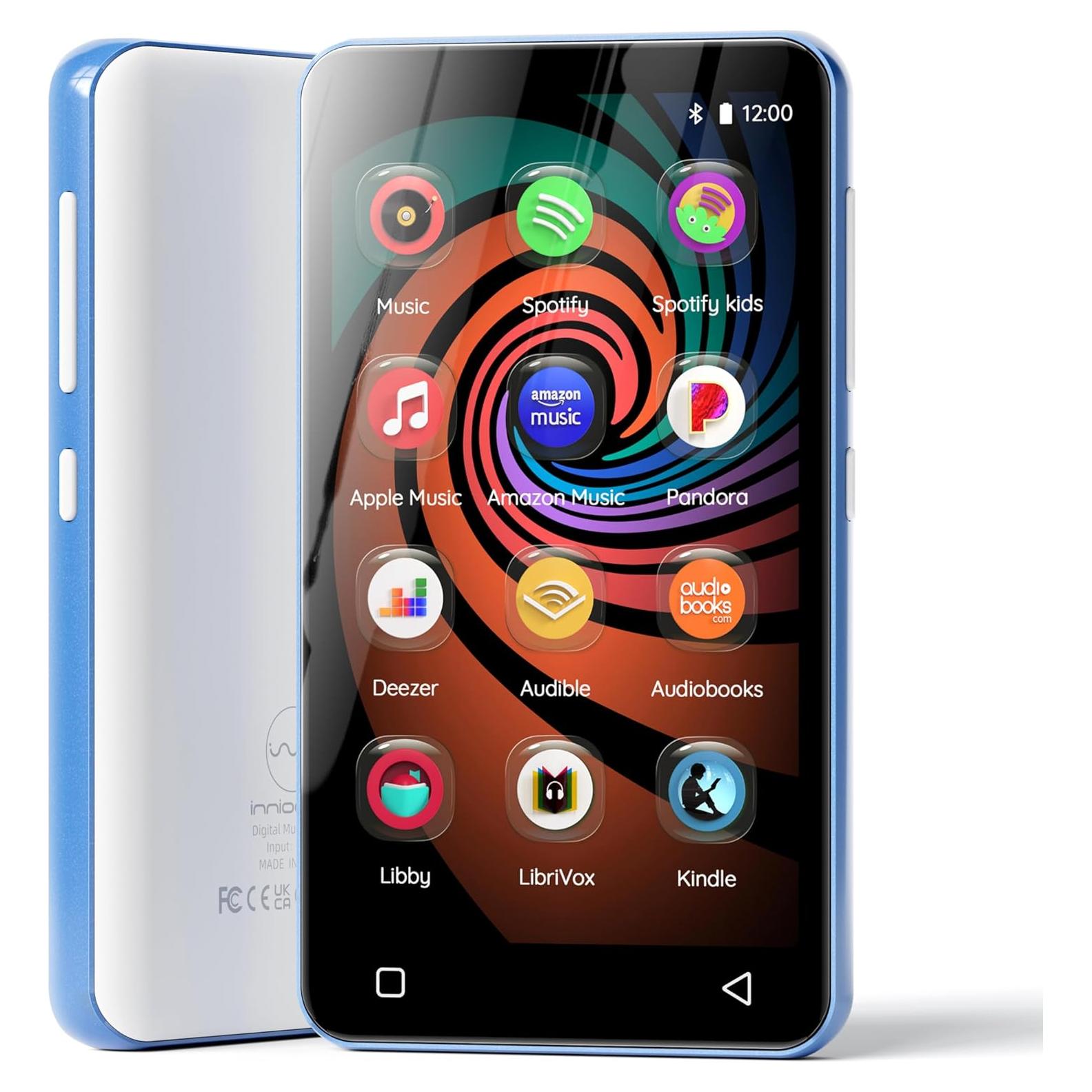 Reproductor MP3 Innioasis 160GB Bluetooth WiFi Pantalla 4"