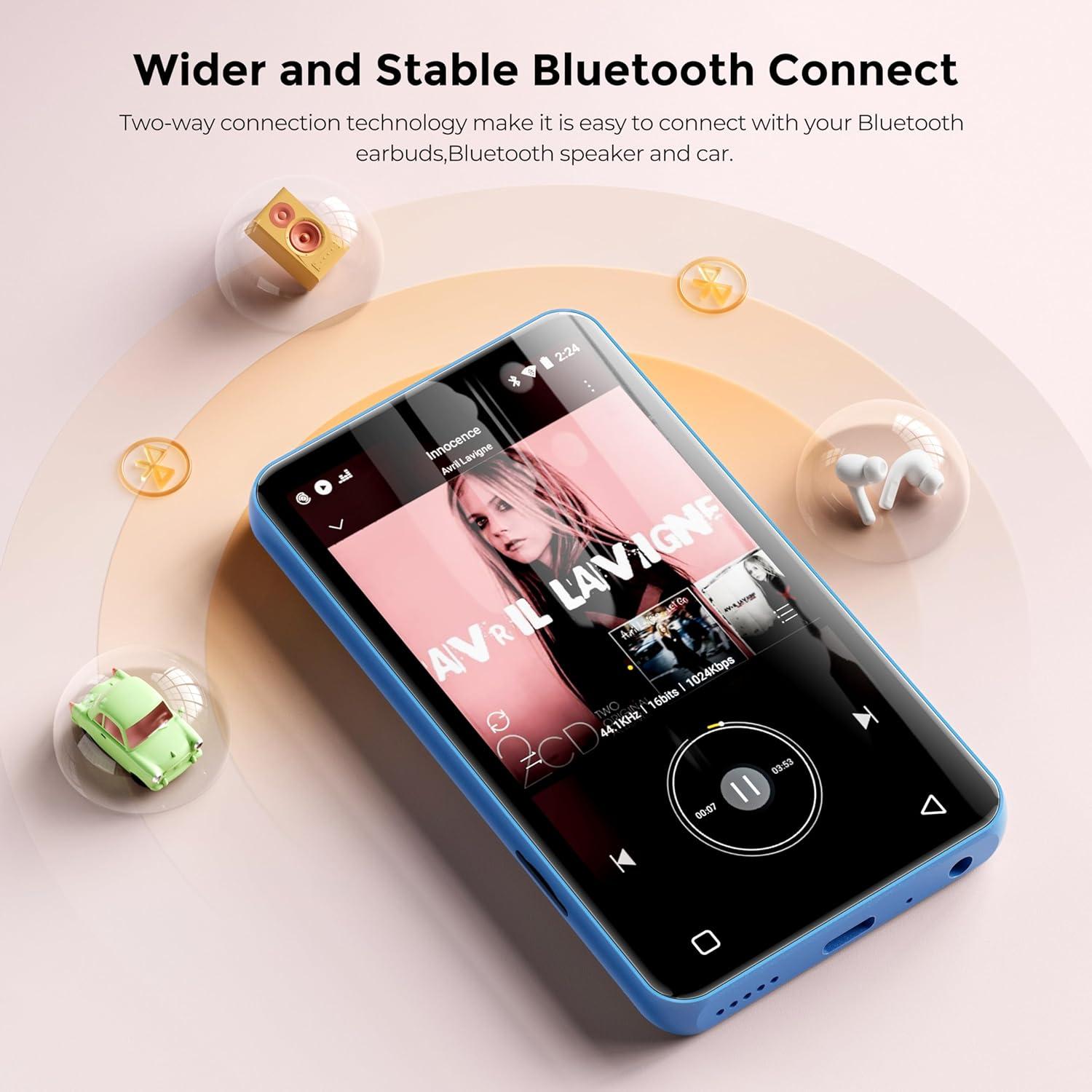 Reproductor MP3 Innioasis 160GB Bluetooth WiFi Pantalla 4"