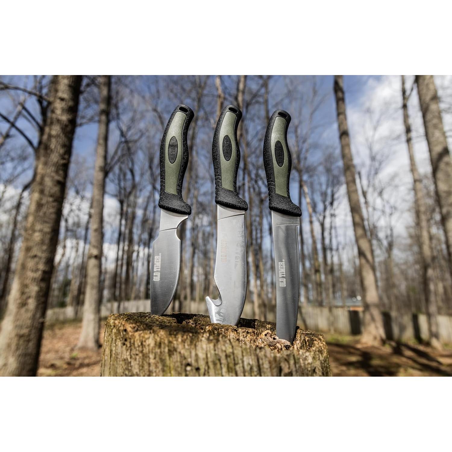 Kit de Vestido de Campo Old Timer con Cuchillos y Estuche