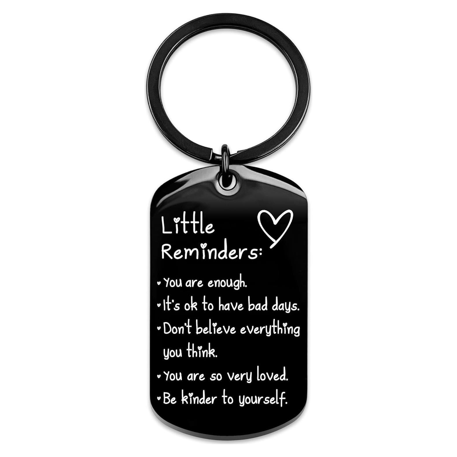 Llavero Inspirador OUMILAN Eres Suficiente Acero Inoxidable