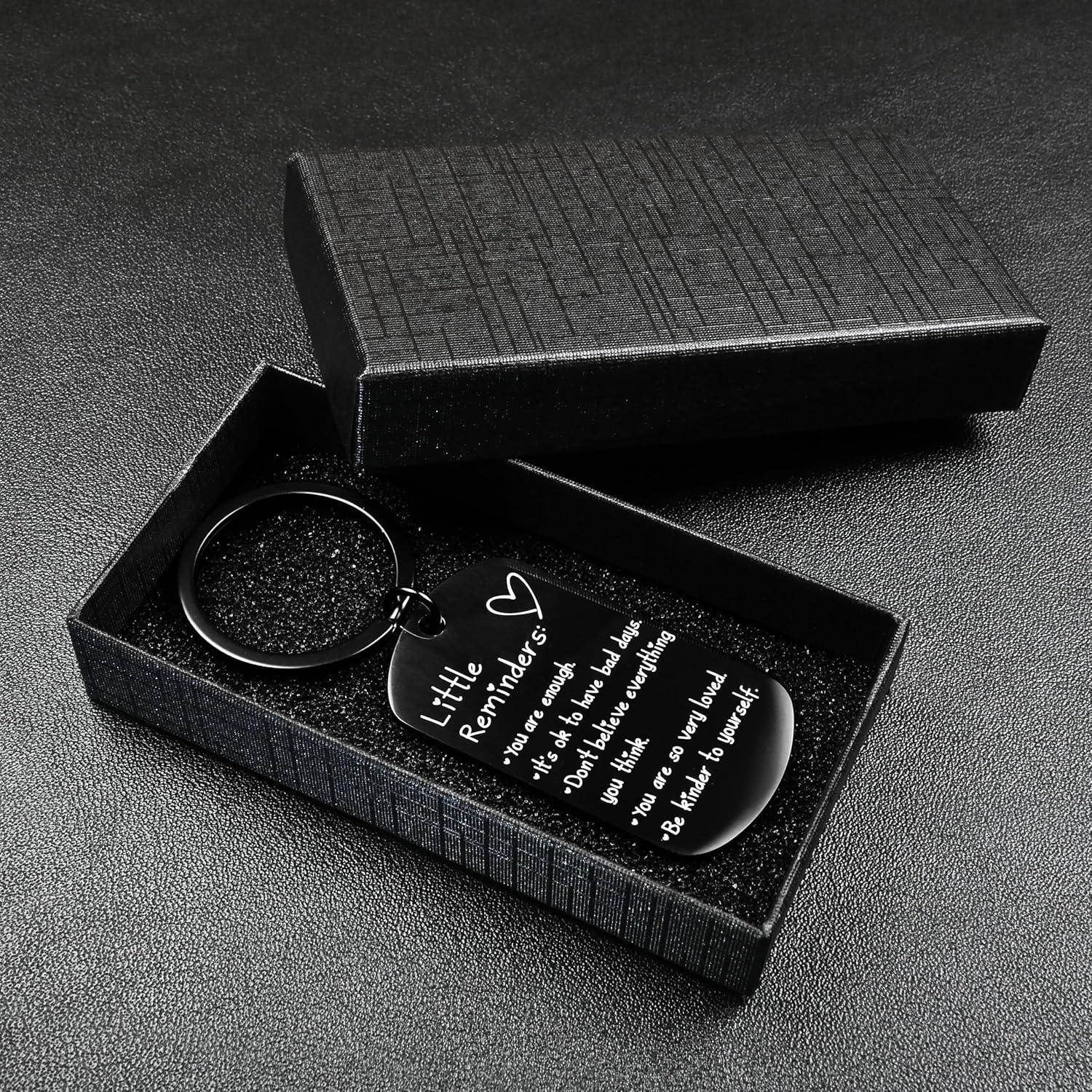 Llavero Inspirador OUMILAN Eres Suficiente Acero Inoxidable