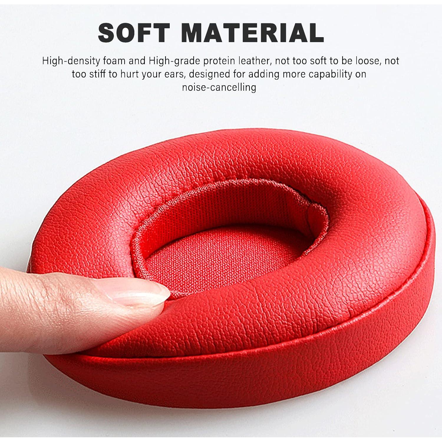 Almohadillas de Reemplazo Beats Solo 2 y 3 - Espuma de Memoria Negra