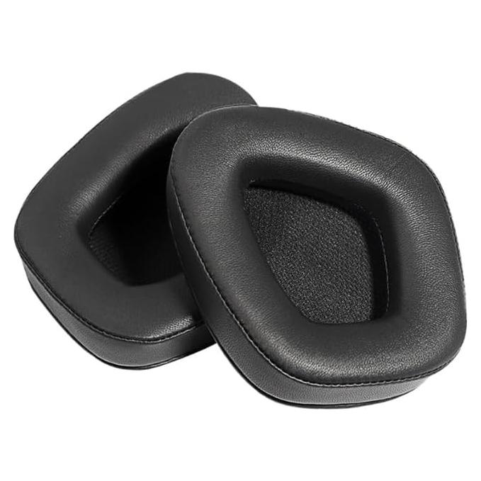Almohadillas de Reemplazo Joghaw para Auriculares Corsair Void - Cuero de Oveja y Espuma de Memoria - Negro
