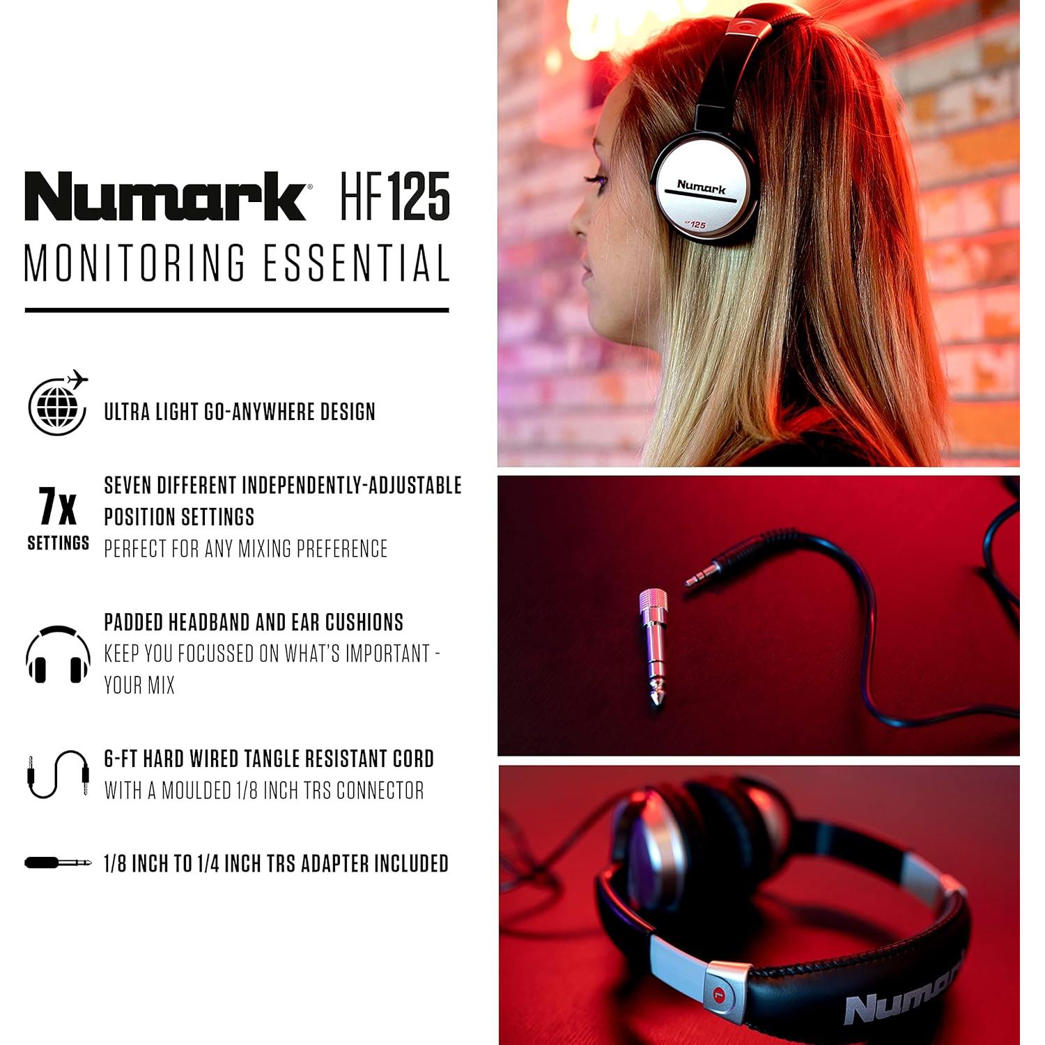 Controlador DJ Numark DJ2GO2 Touch con Auriculares DJ