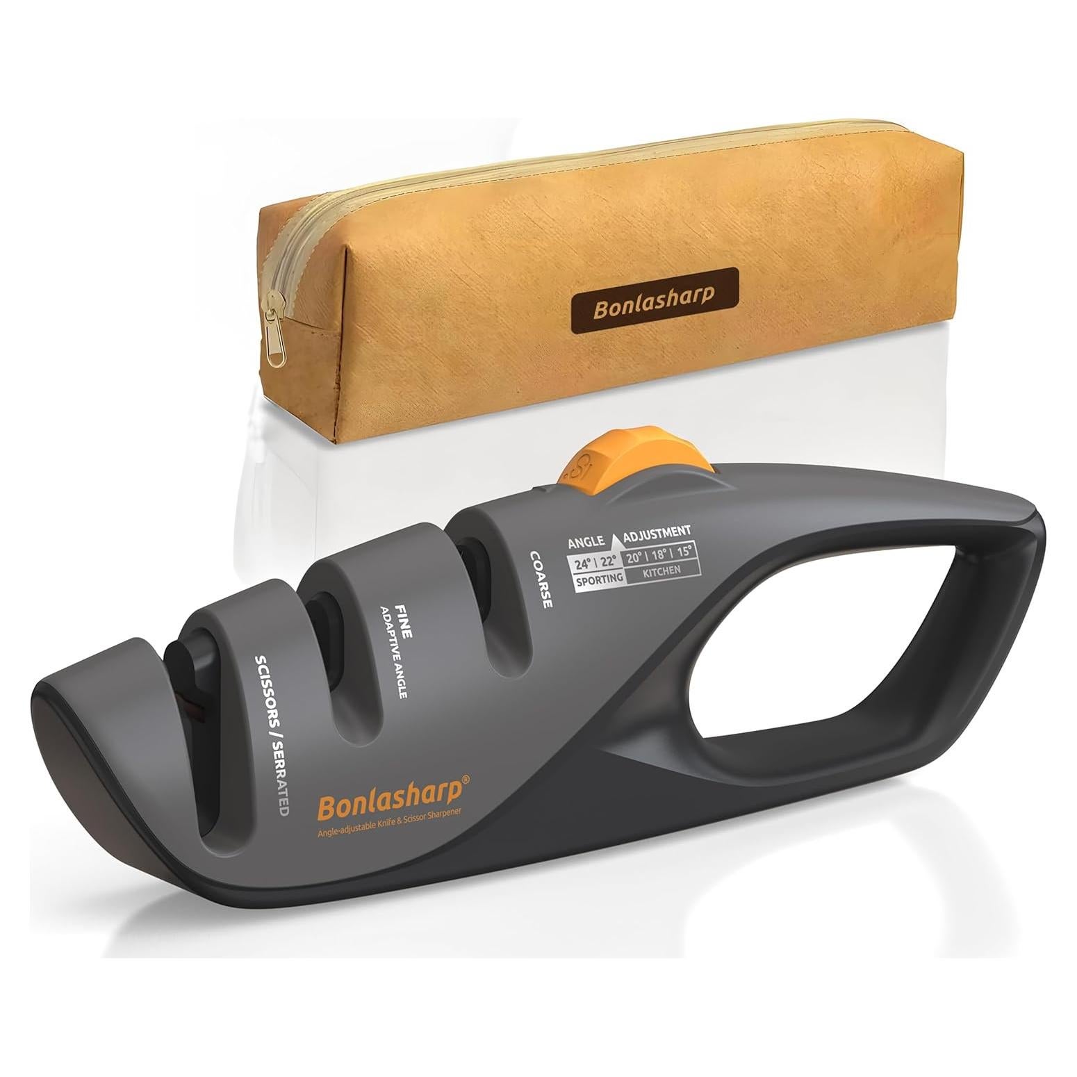 Afilador de cuchillos Bonlasharp 5 ángulos ajustables 15°-24°