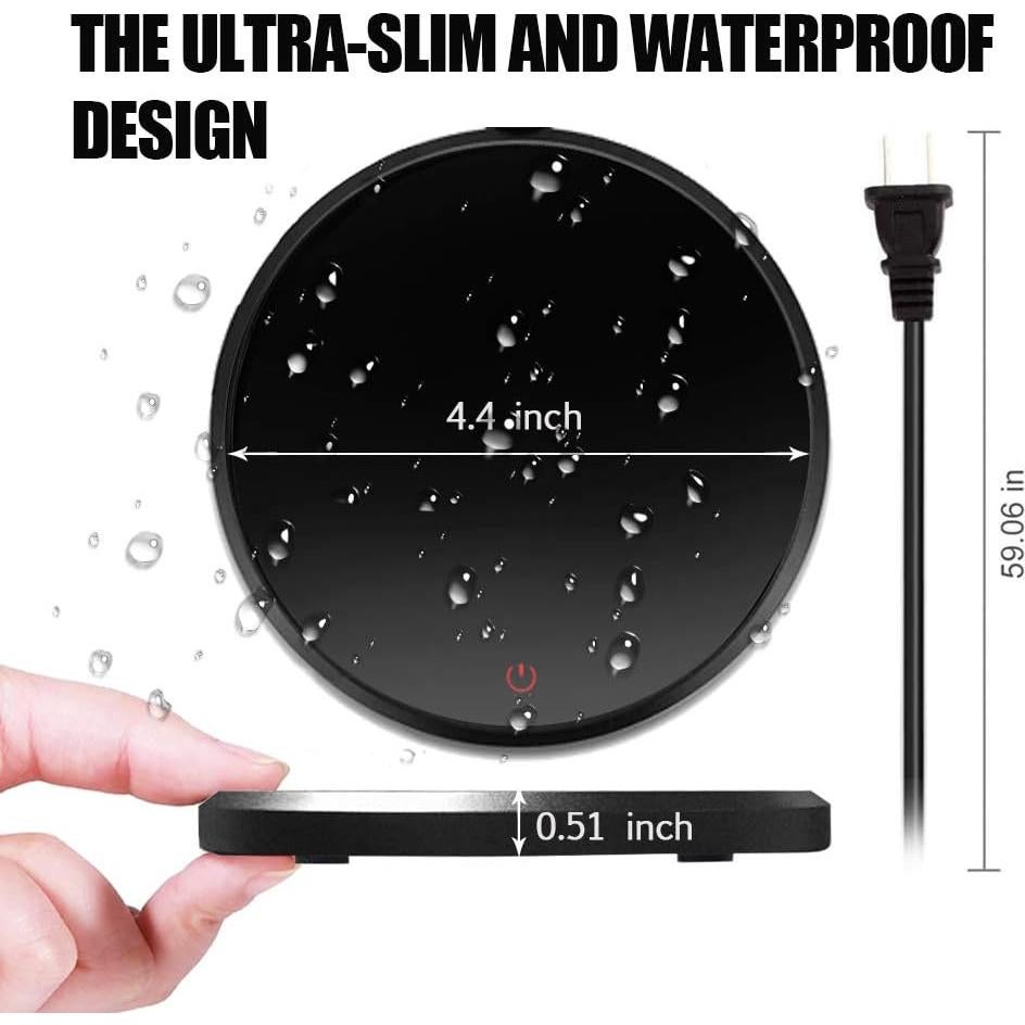 Calentador de Tazas Inteligente KRGMNHR Negro Mate 400 ml